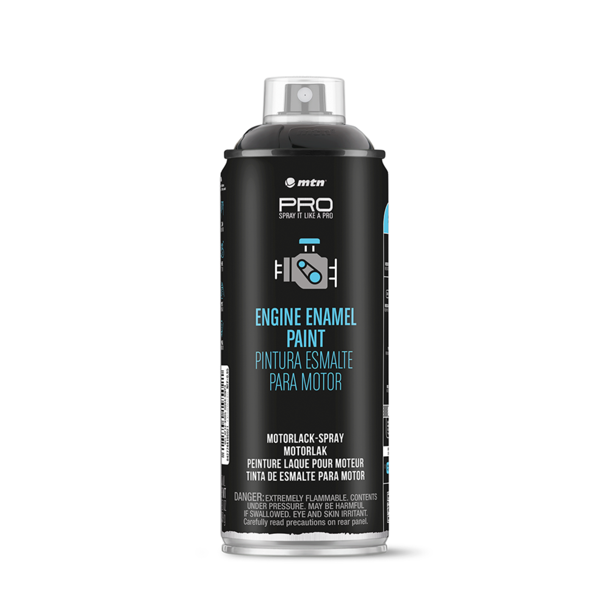 MTN PRO Engine Enamel Black Gloss 400ml
