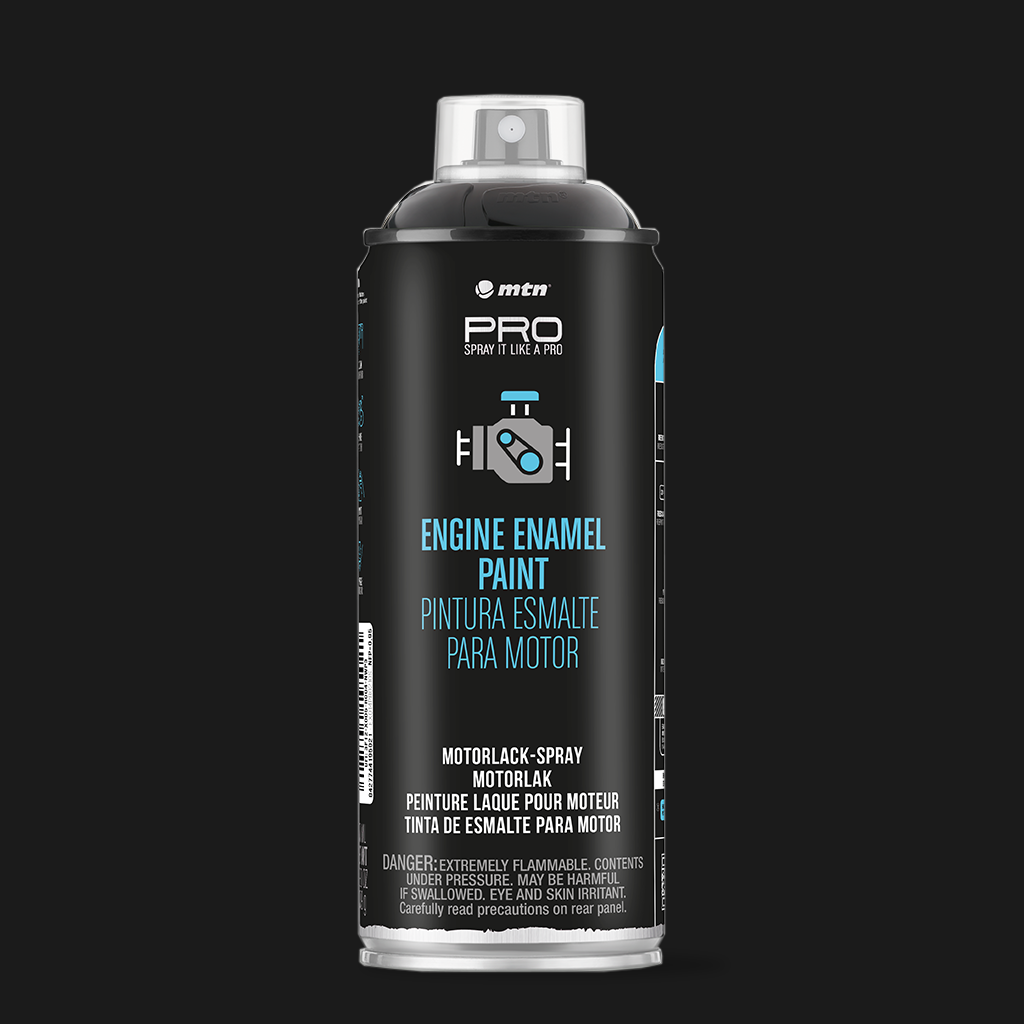 MTN PRO Engine Enamel Black Gloss 400ml
