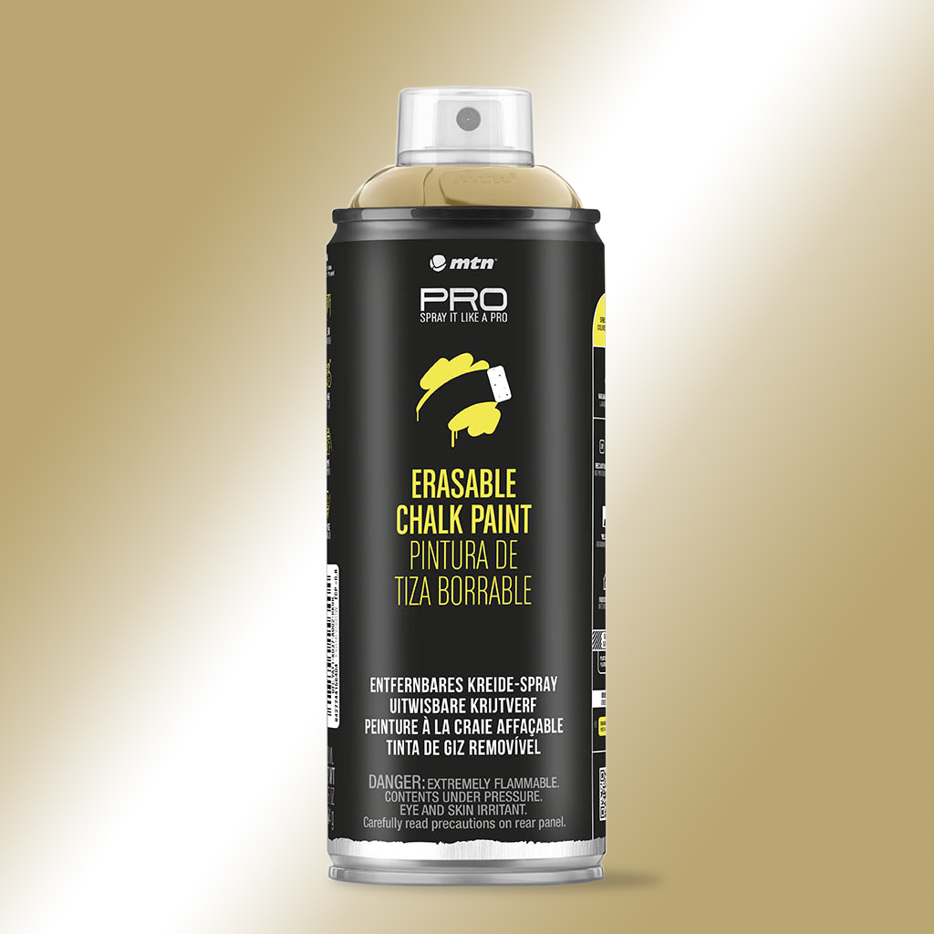 MTN PRO Spray Paint - Erasable Chalk 400ml - Gold
