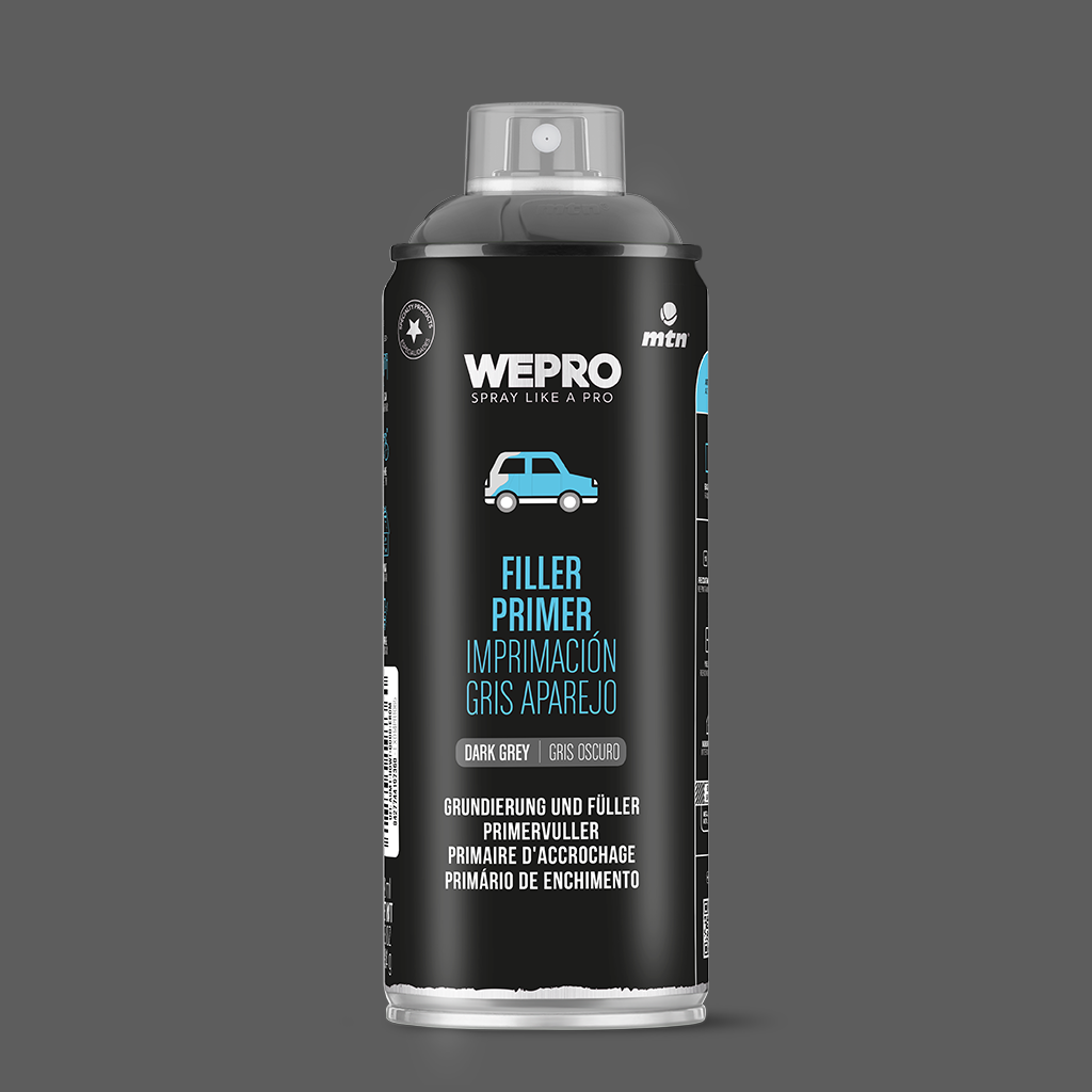 MTN WEPRO Filler Primer Dark Grey 400ml - Main Image