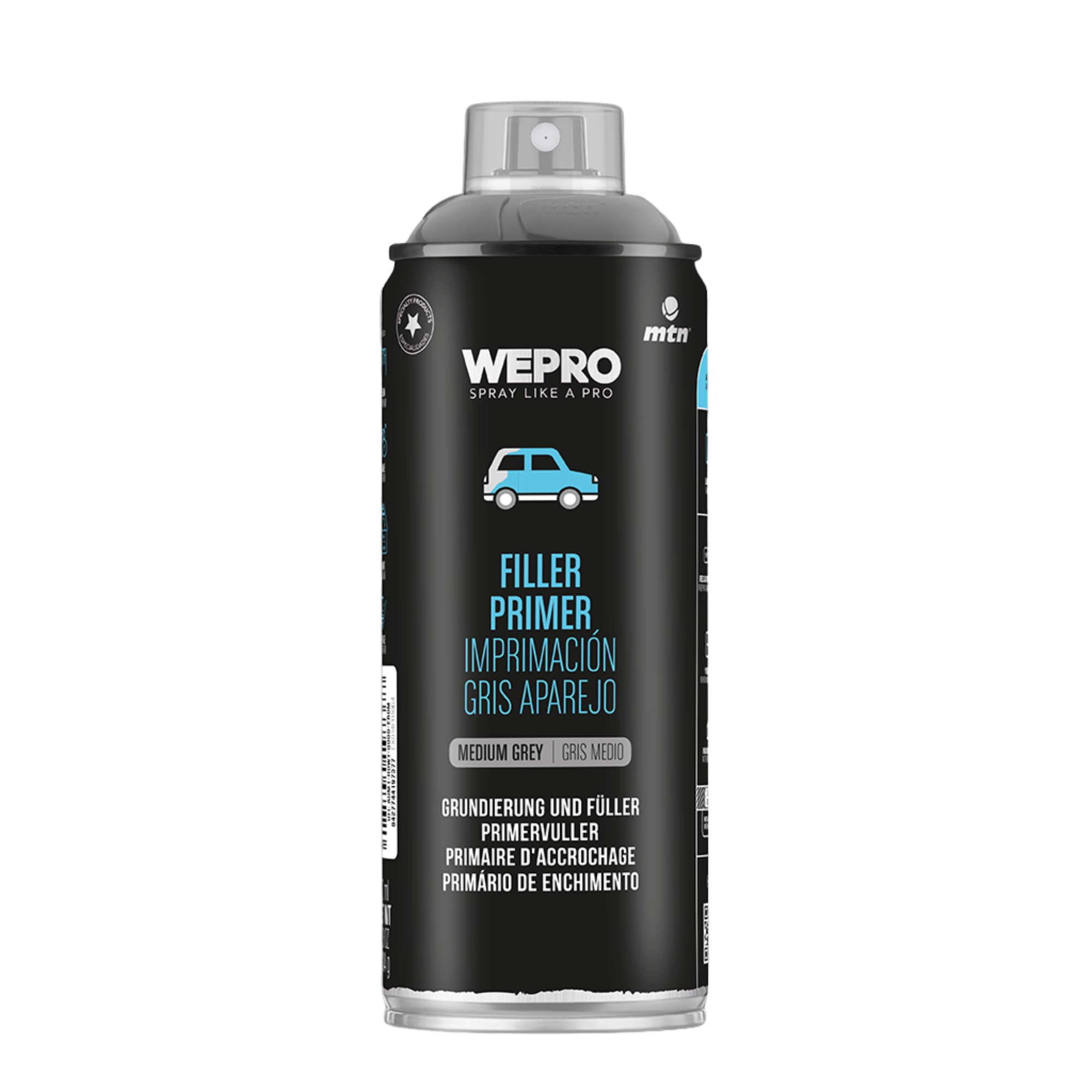 MTN WEPRO Filler Primer Medium Grey 400ml