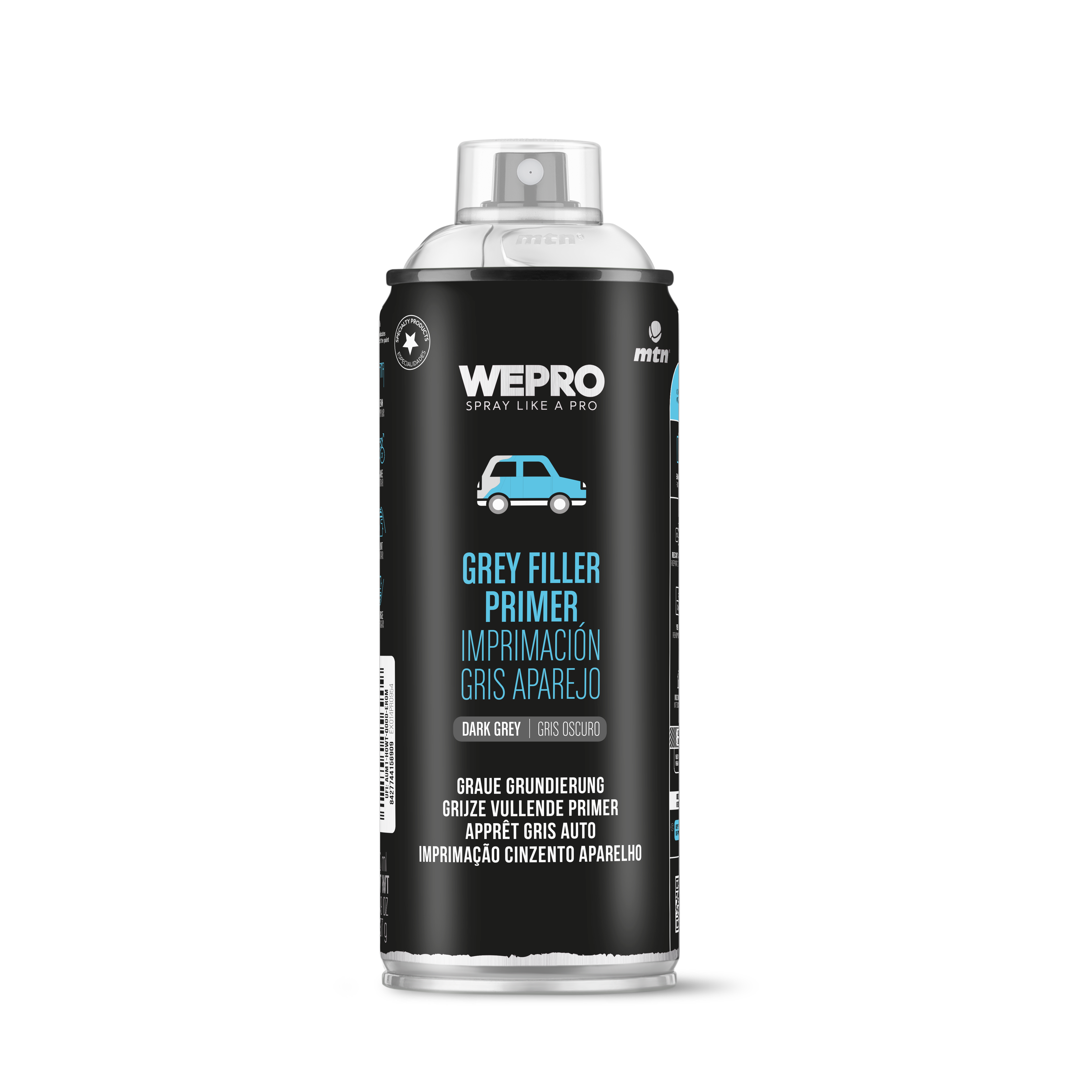 MTN WEPRO Filler Primer Dark Grey 400ml