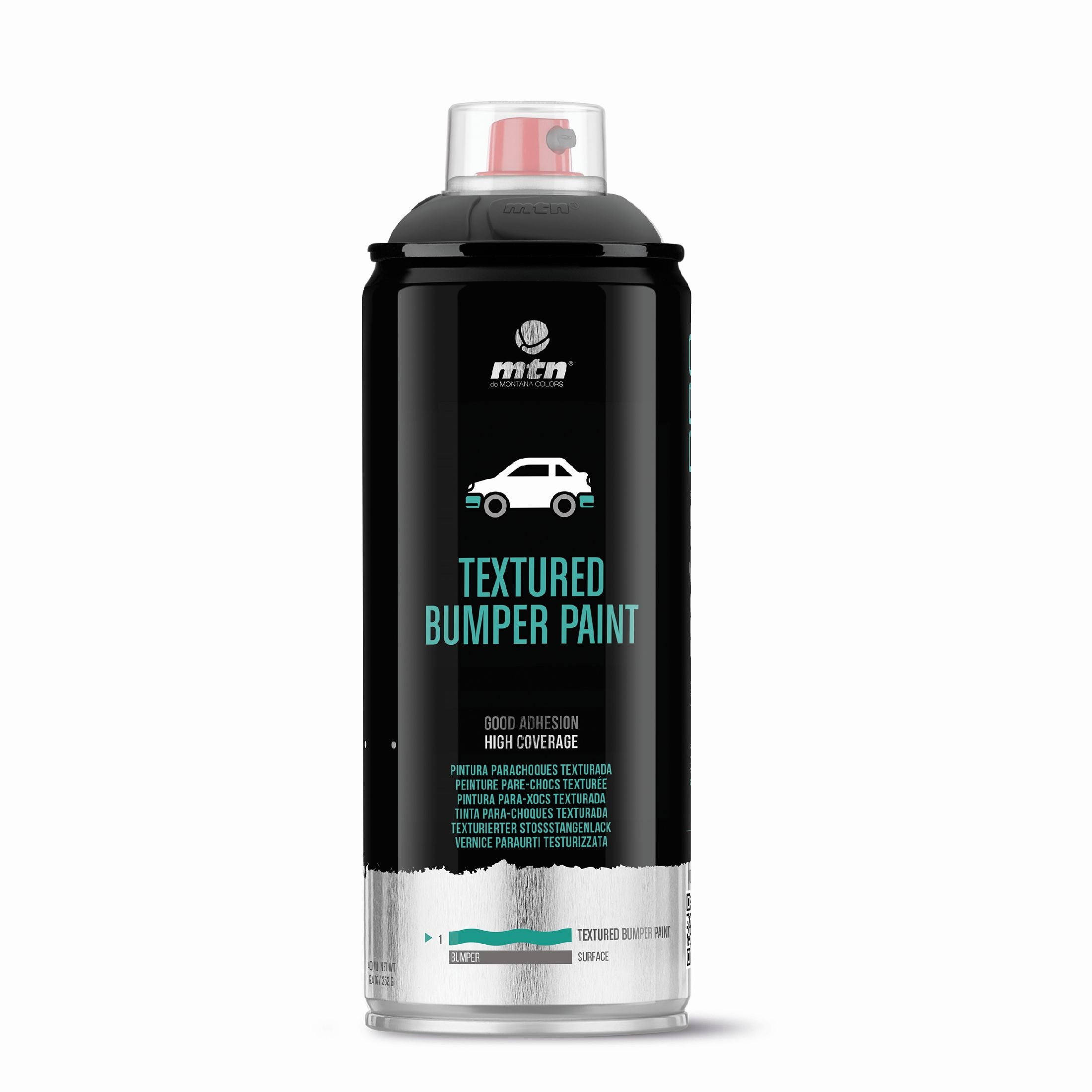 MTN PRO Spray Paint - Textured Bumper Paint - Black