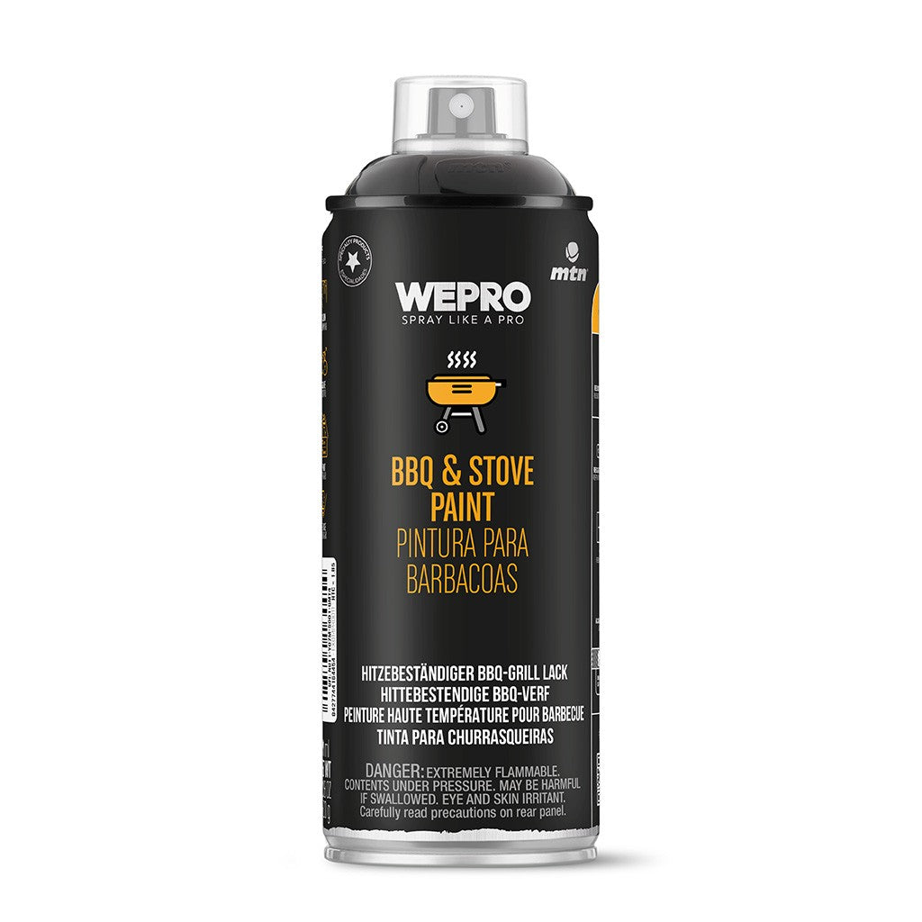 MTN WEPRO BBQ & Stove Paint Black 400ml