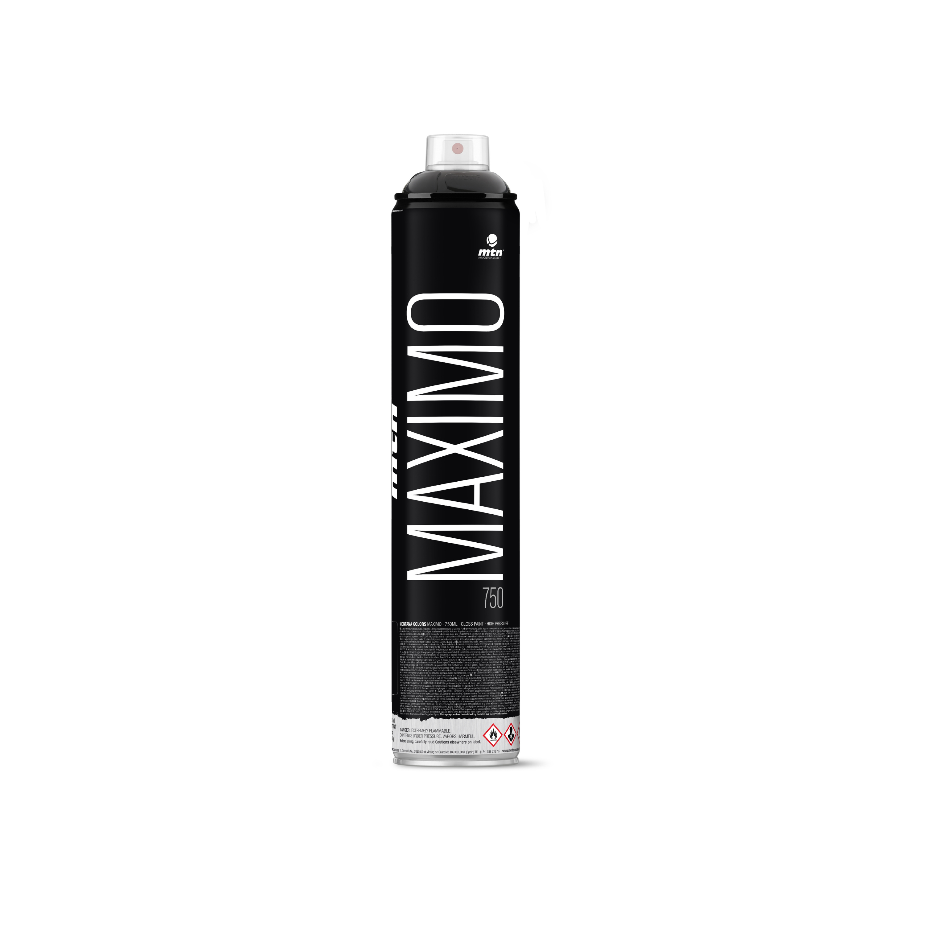 MTN Maximo XXXL Spray Paint - Black