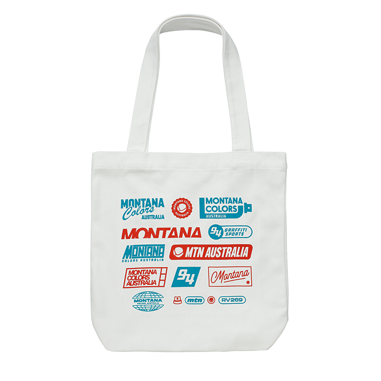 MTN Australia Livery Tote Bag - Cream w/Blue and Red
