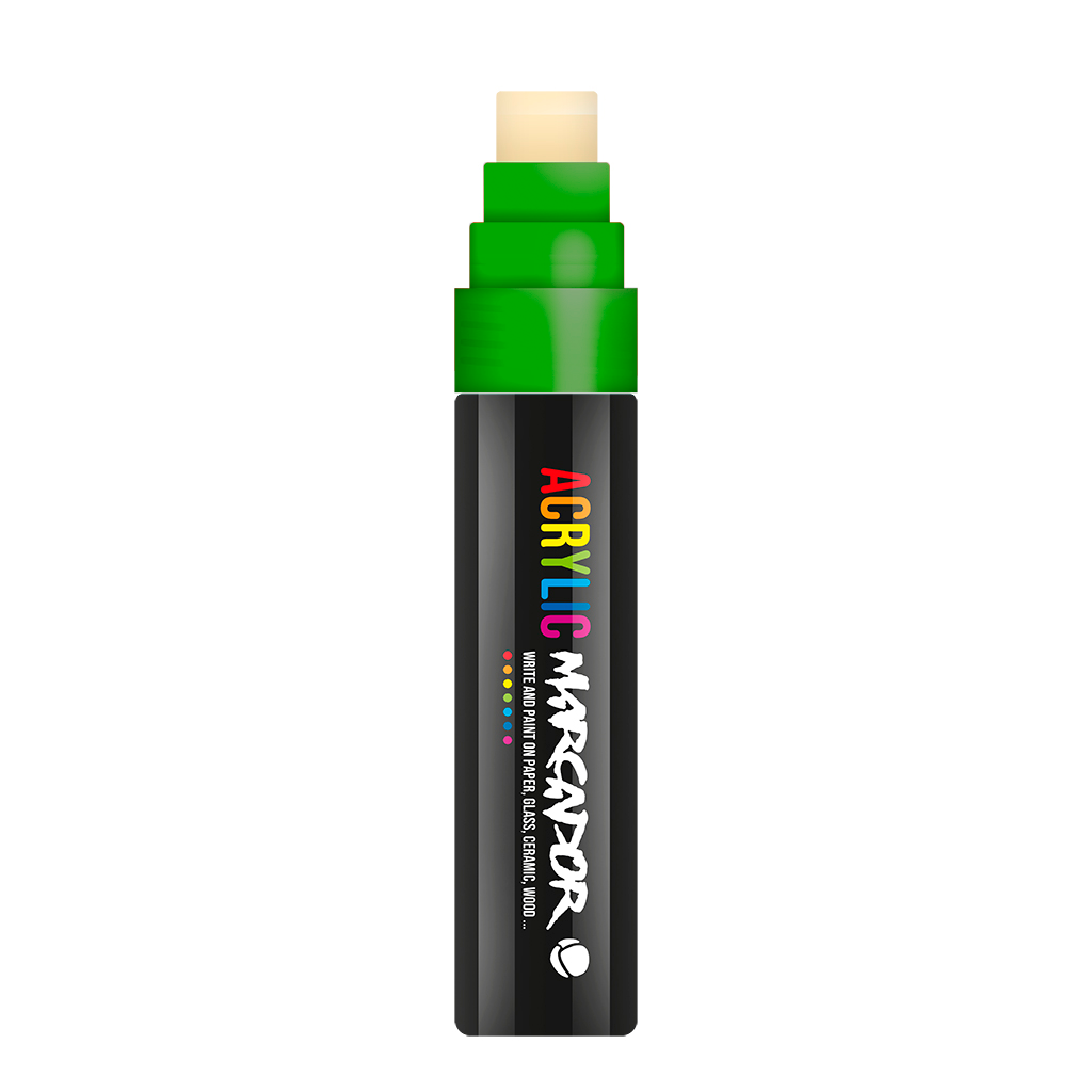 MTN Acrylic Marcador 15mm - Fluorescent Green