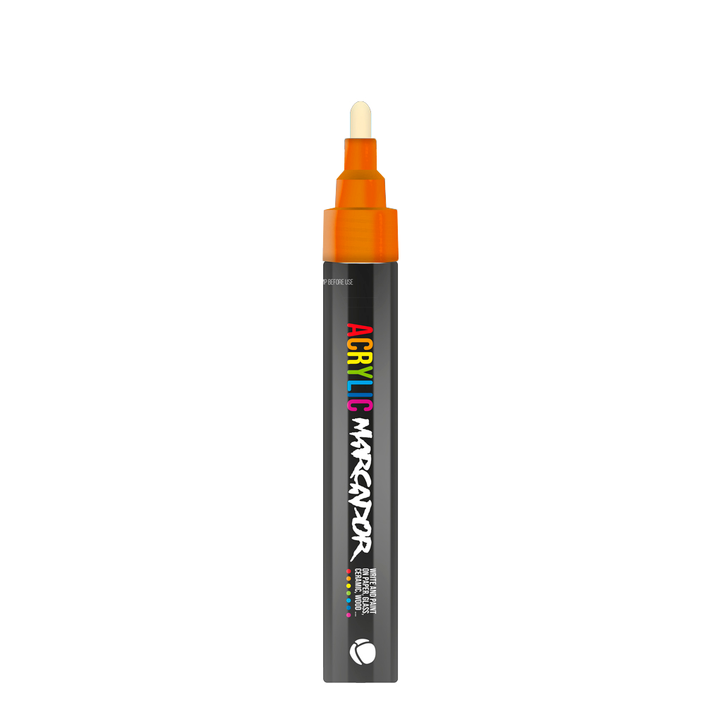 MTN Acrylic Marcador 2mm - Fluorescent Orange