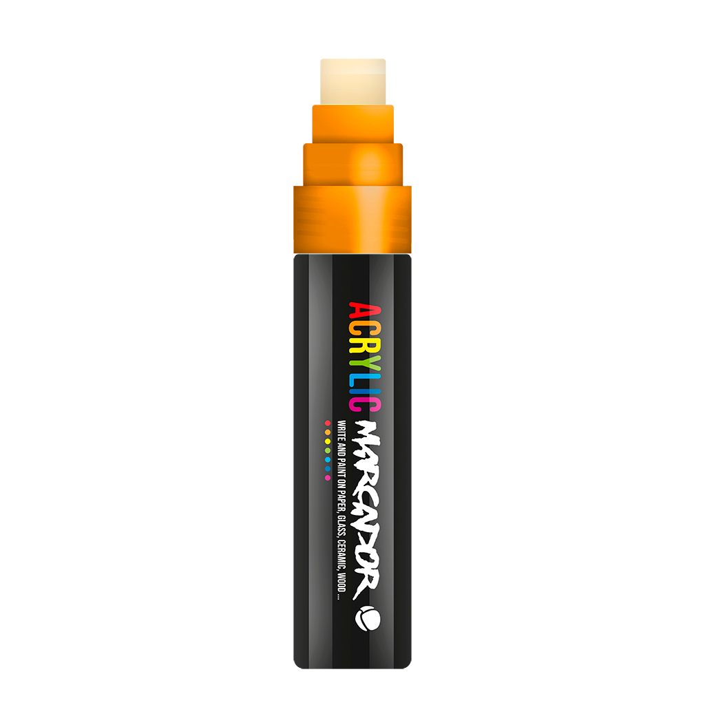 MTN Acrylic Marcador 15mm - Fluorescent Orange