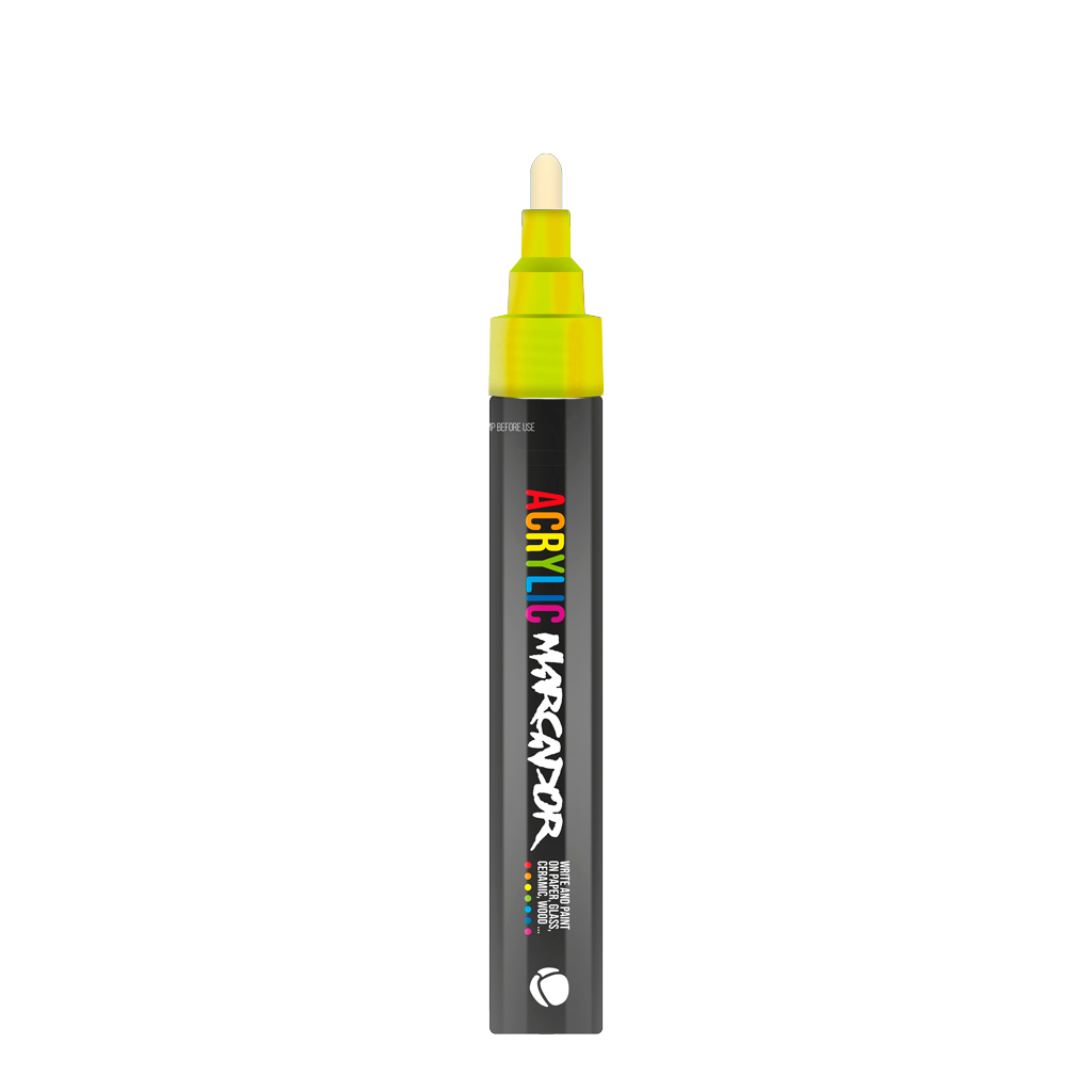 MTN Acrylic Marcador 2mm - Fluorescent Yellow