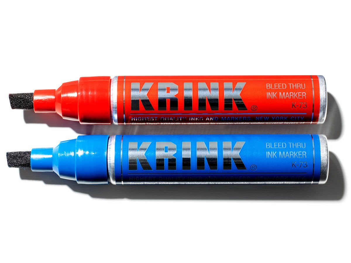Krink Marker K-73 Bleed Thru - Red