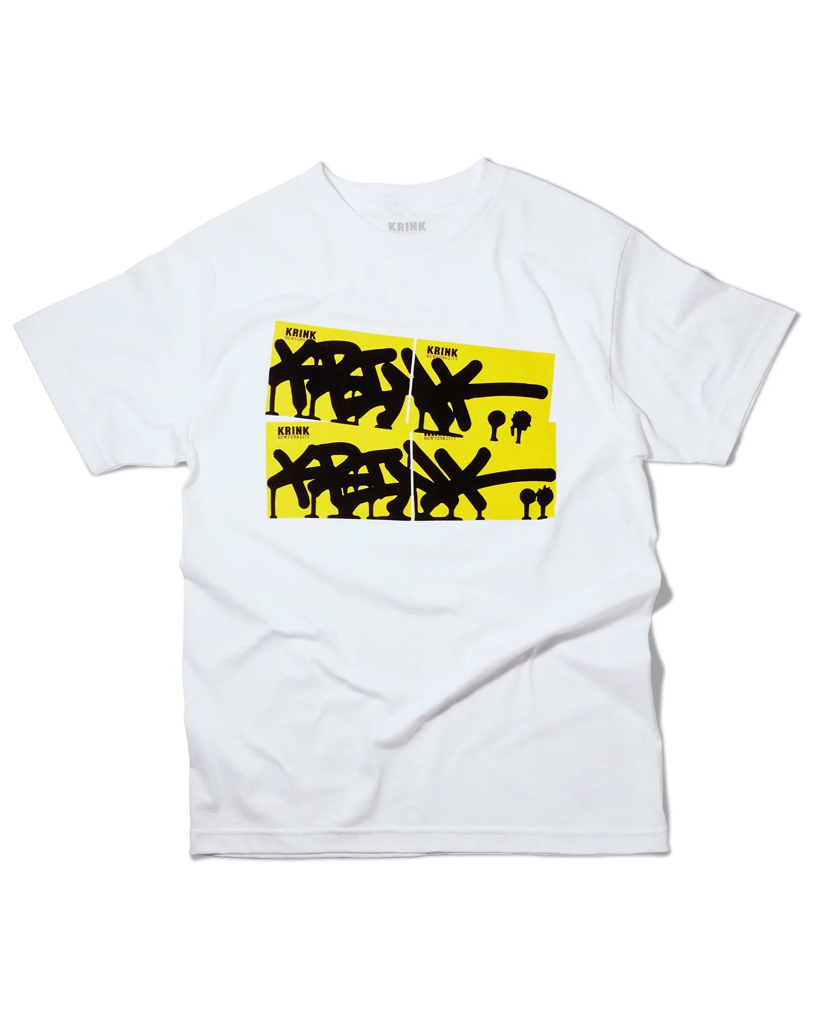 KRINK Super Permanent Stickers T-shirt White