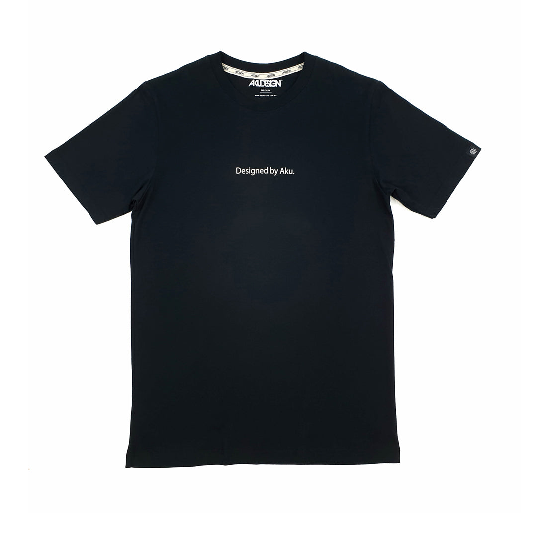 AKUDESIGN Lowkey Black Tshirt