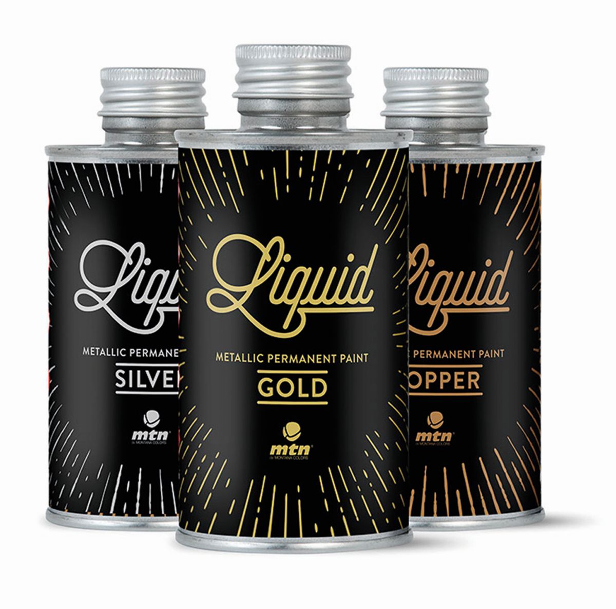 MTN Liquid 200ml - Silver Metallic Paint