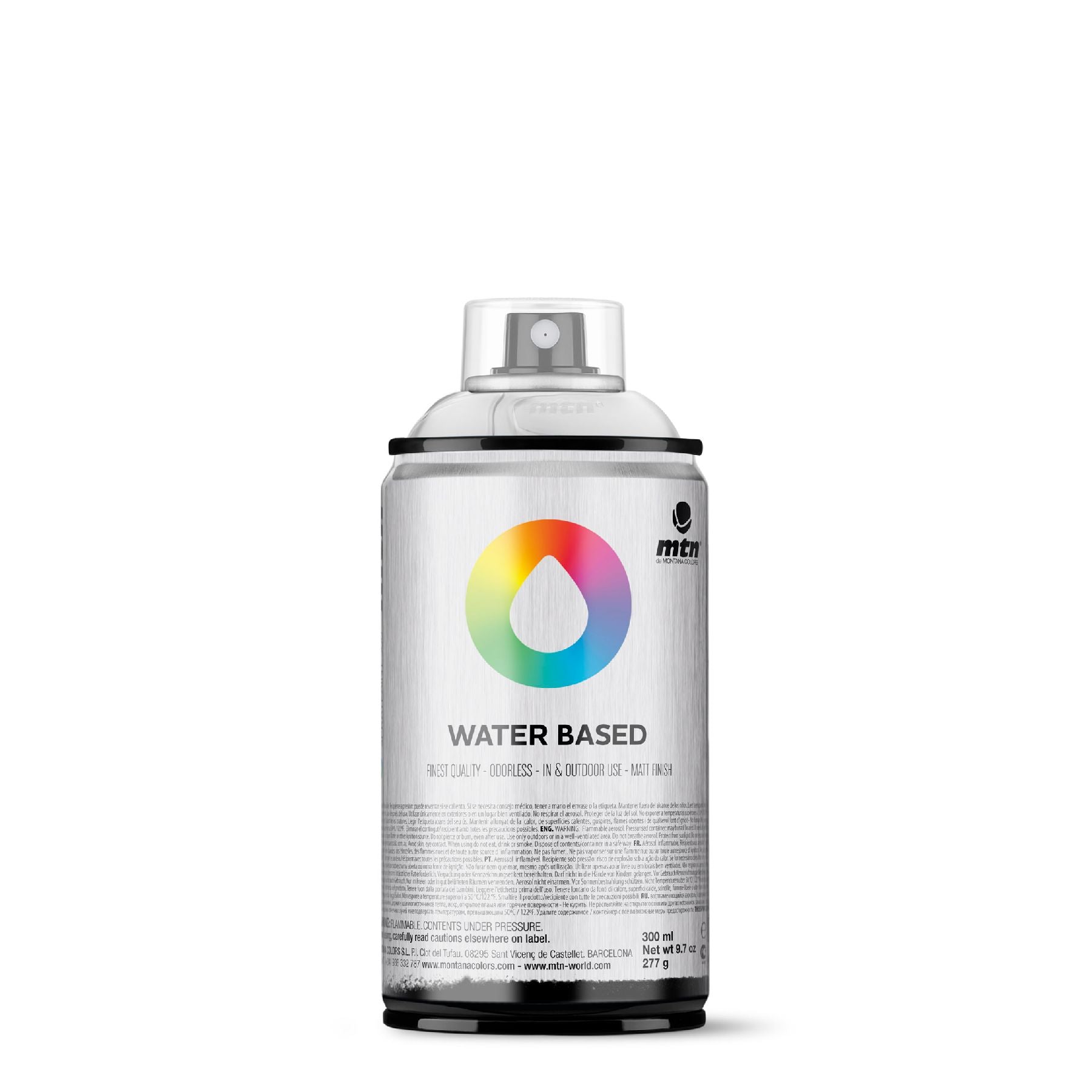 MTN Water Based 300ml Spray Paint - WRV - Transparent White (White)