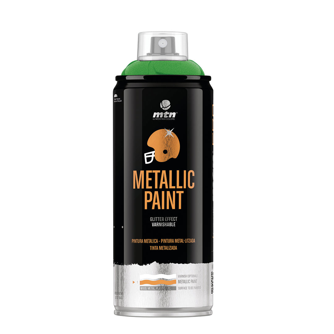 MTN PRO Spray Paint - Metallic Green 400ml