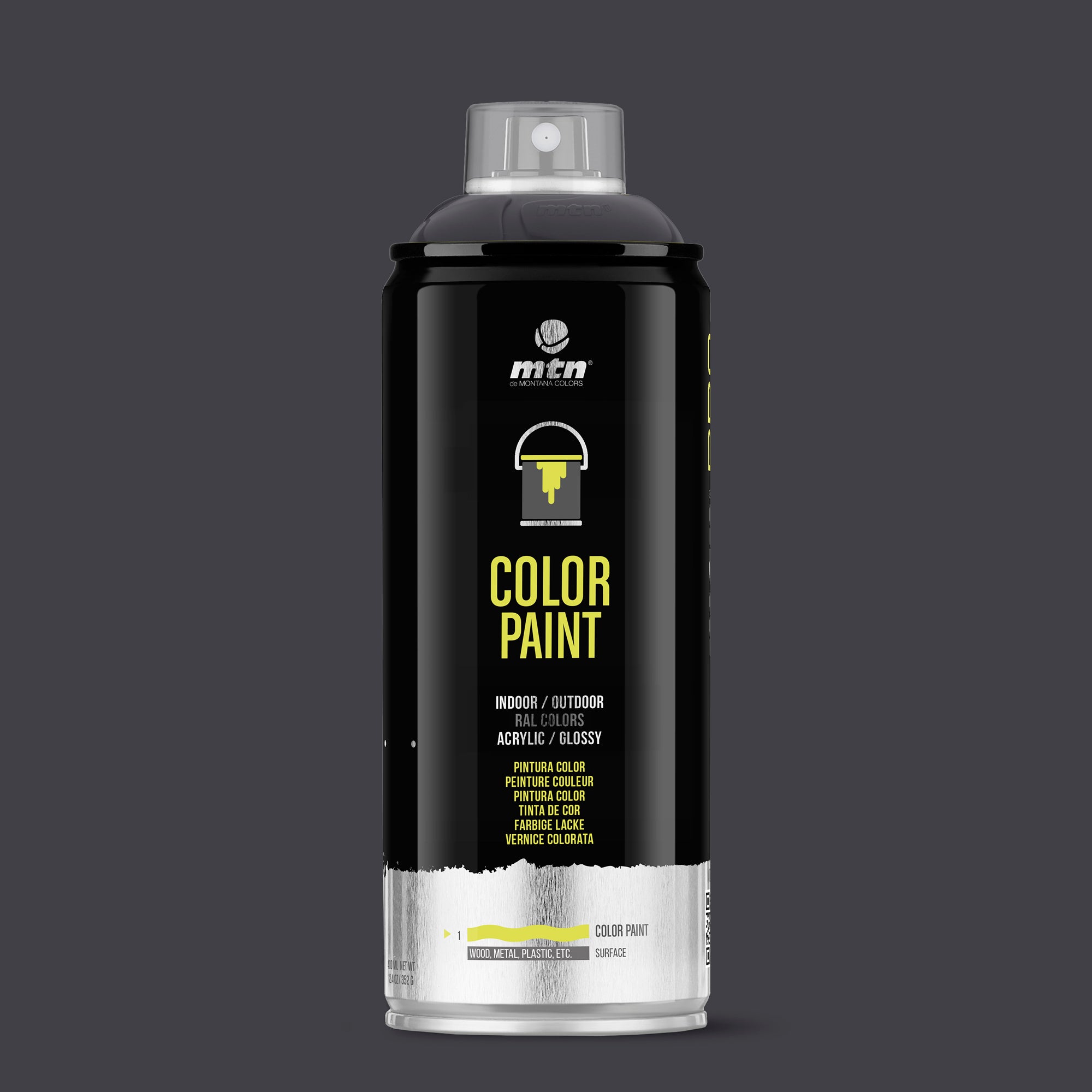 MTN PRO Spray Paint 400ml RAL 7012 - Basalt Grey
