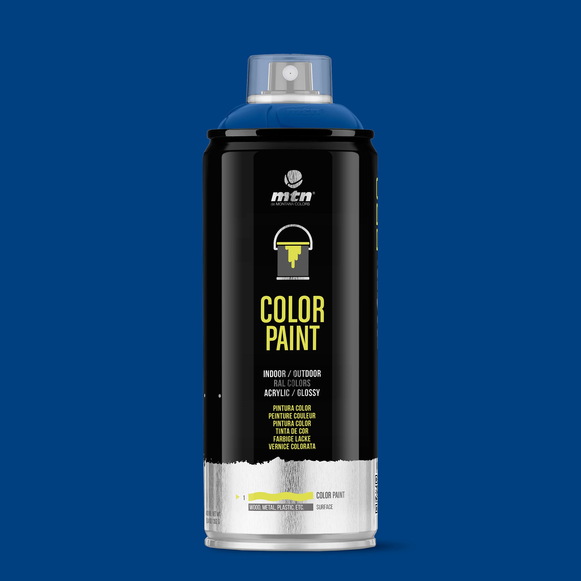 MTN PRO Spray Paint 400ml RAL 5010 - Gentian Blue