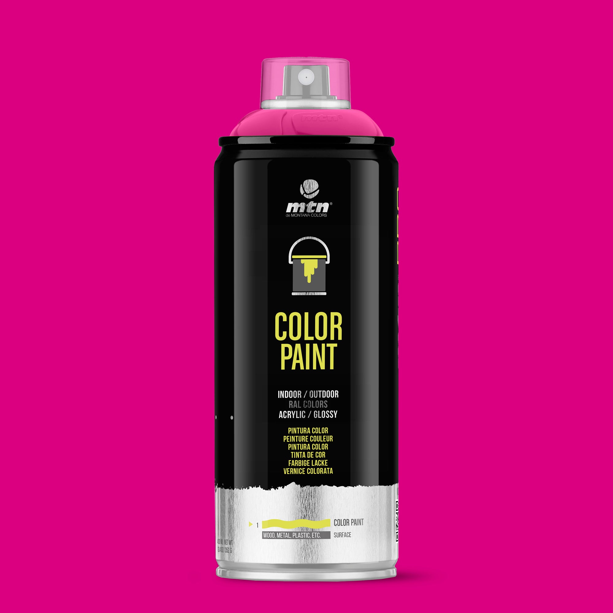 MTN PRO Spray Paint 400ml RAL 4010 - Tele Magenta