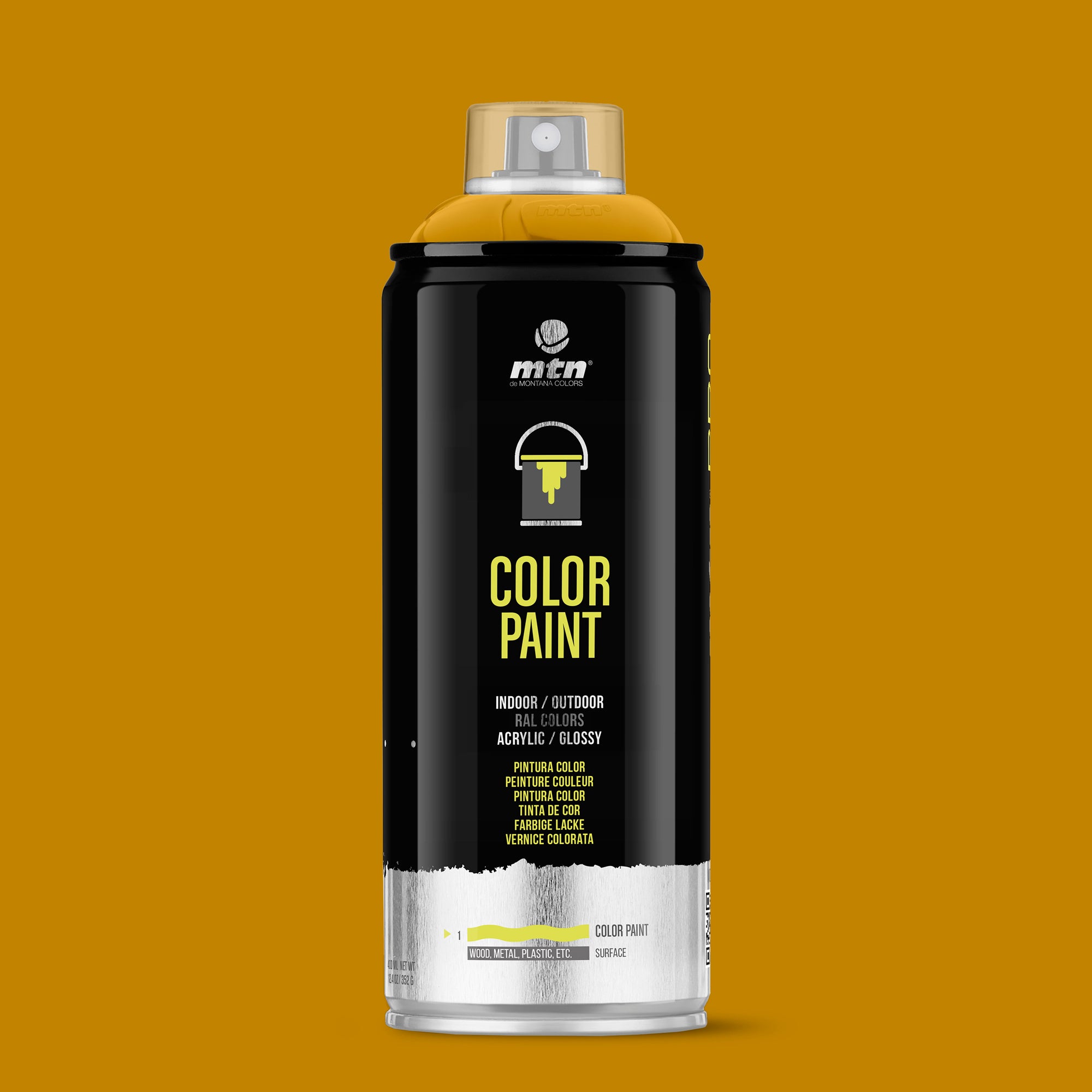 MTN PRO Spray Paint 400ml RAL 1028 - Melon Yellow