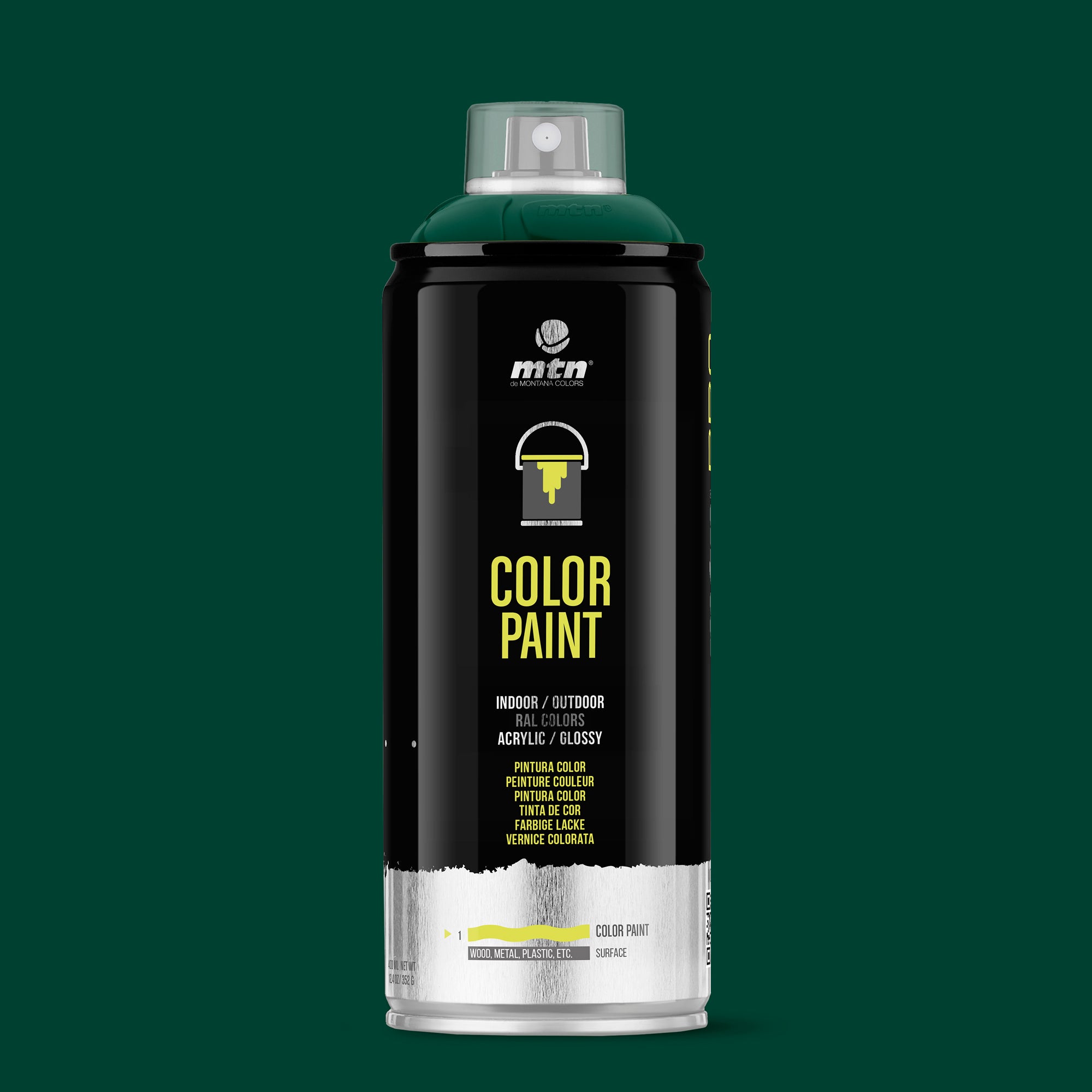 MTN PRO Spray Paint 400ml RAL 6005 - Moss Green