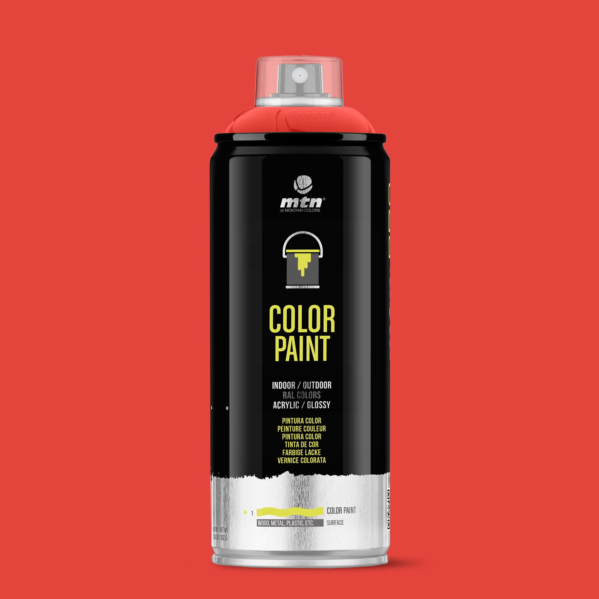 MTN PRO Spray Paint 400ml RAL 3001 - Signal Red