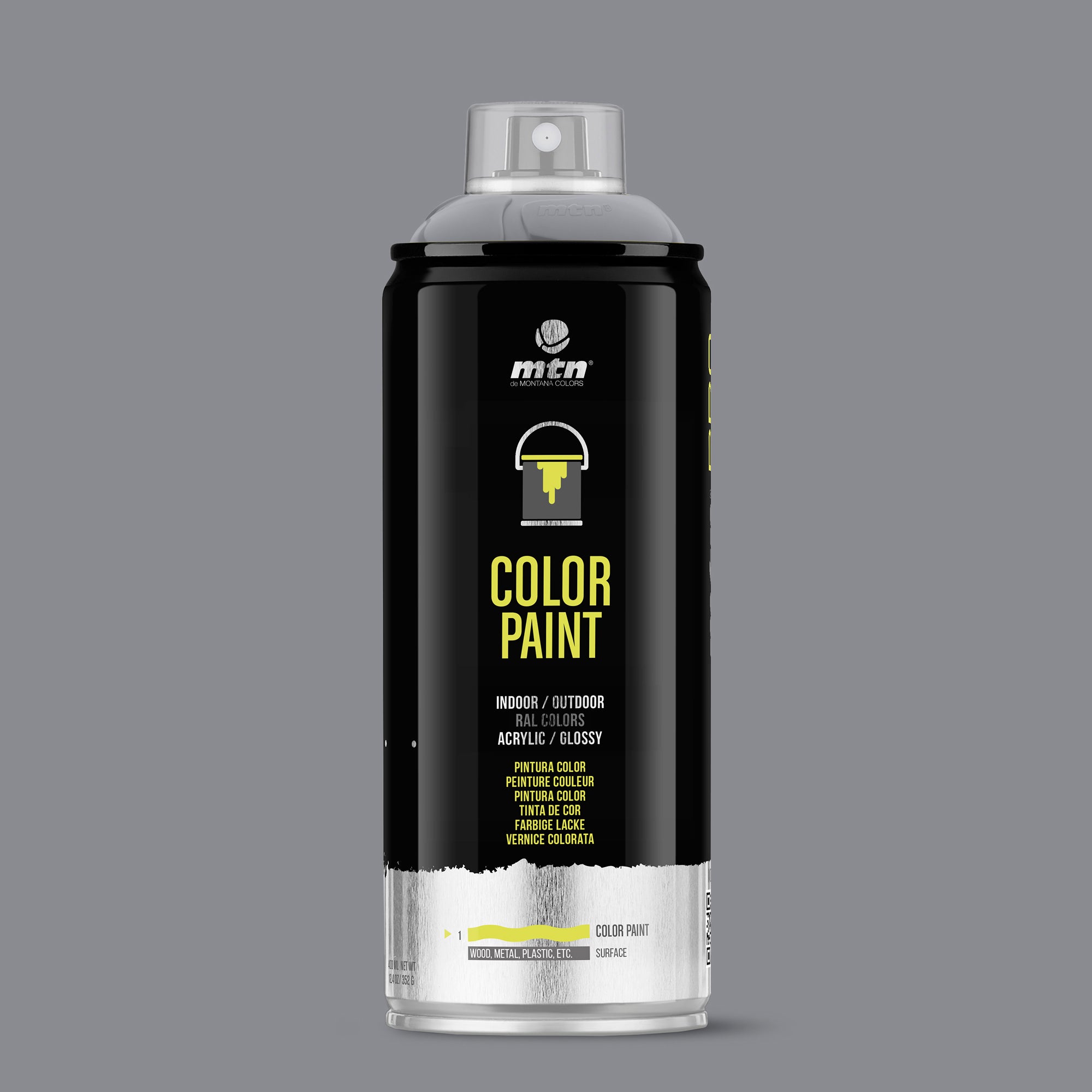 MTN PRO Spray Paint 400ml RAL 7001 - Silver Grey