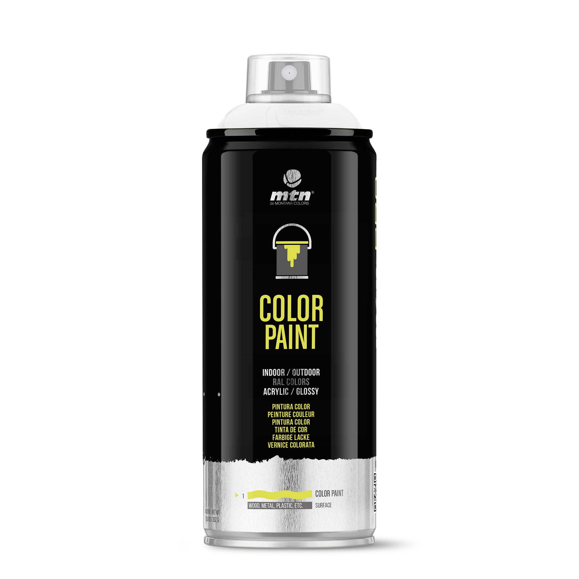MTN PRO Spray Paint 400ml RAL 9016 - Traffic White