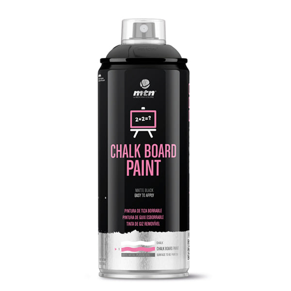 MTN PRO Spray Paint - Chalk Board Paint 400ml - Black