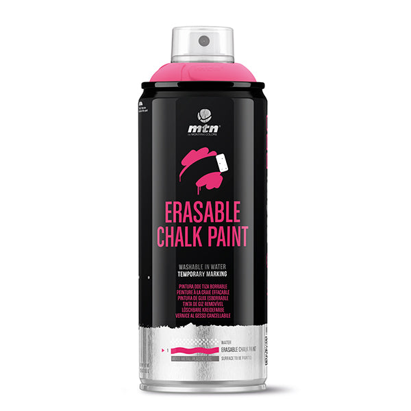 MTN PRO Spray Paint - Erasable Chalk 400ml - Magenta