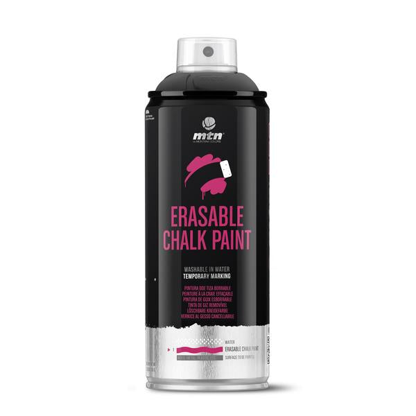 MTN PRO Spray Paint - Erasable Chalk 400ml - Black