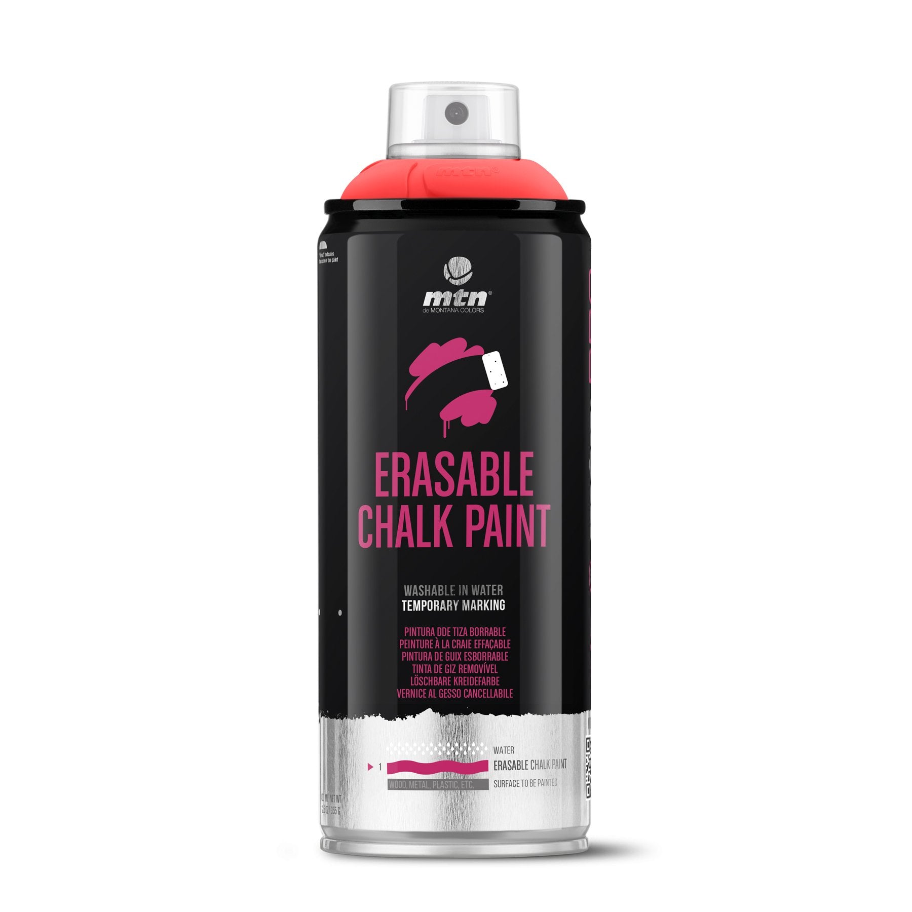 MTN PRO Spray Paint - Erasable Chalk 400ml - Light Red