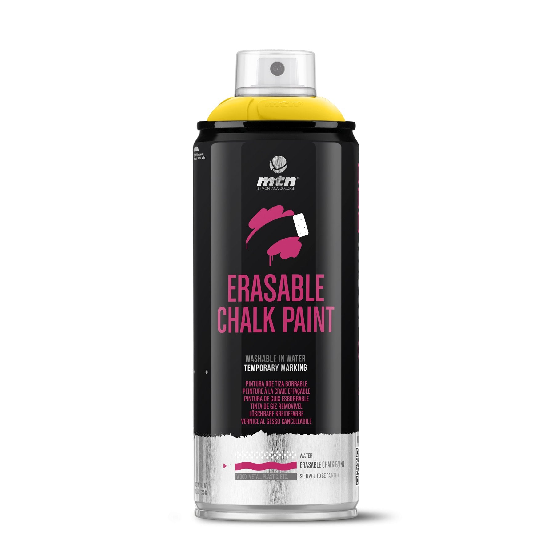 MTN PRO Spray Paint - Erasable Chalk 400ml - Light Yellow