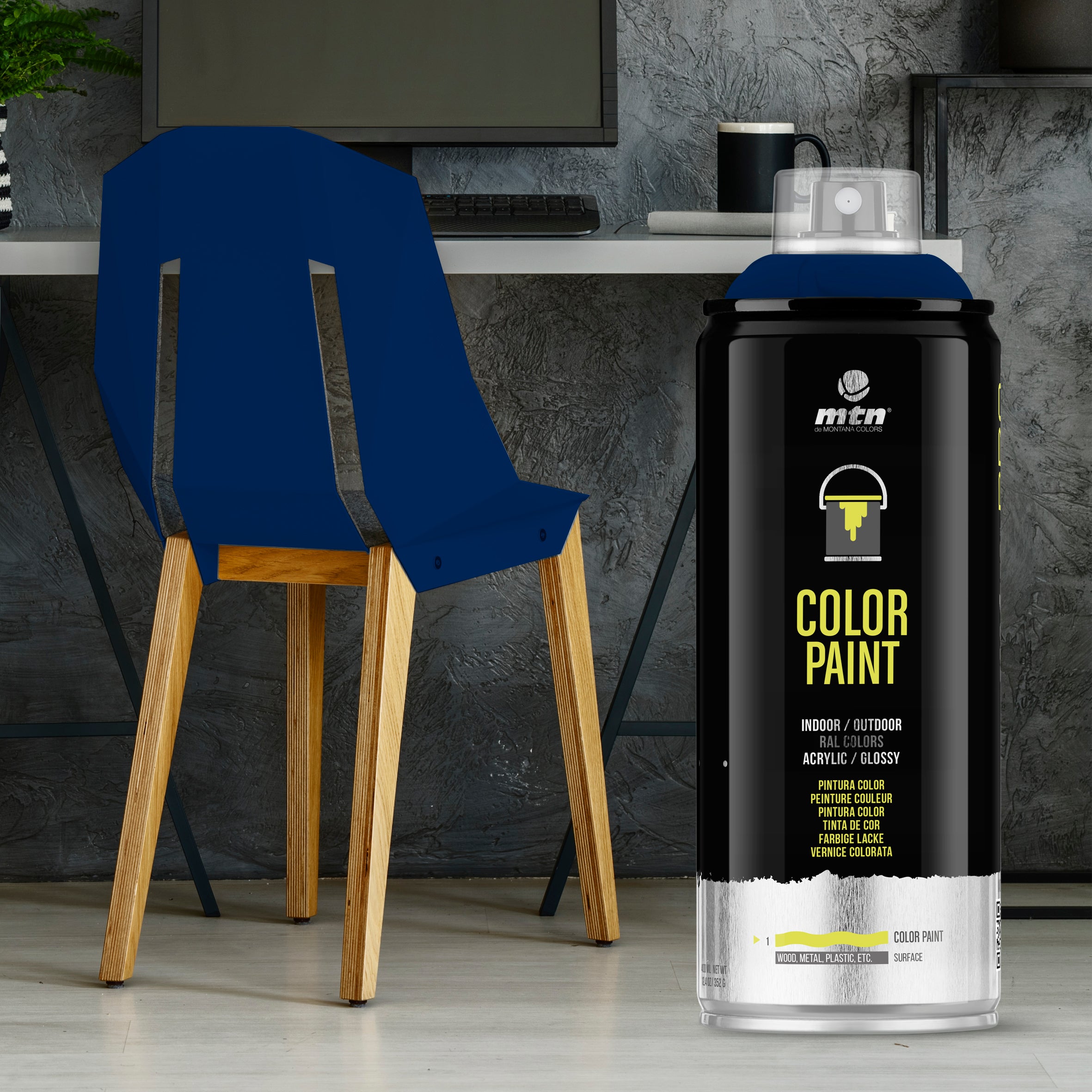 MTN PRO Spray Paint 400ml RAL 5013 - Cobalt Blue