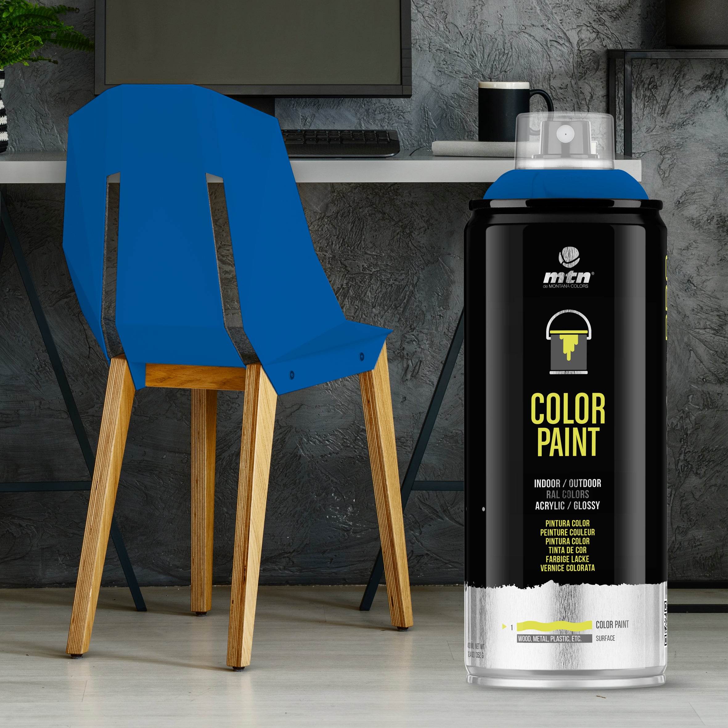MTN PRO Spray Paint 400ml RAL 5010 - Gentian Blue