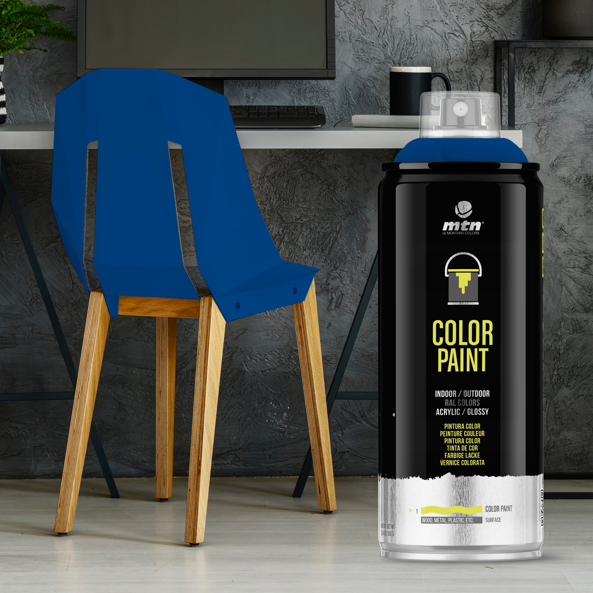 MTN PRO Spray Paint 400ml RAL 5002 - Ultramarine Blue