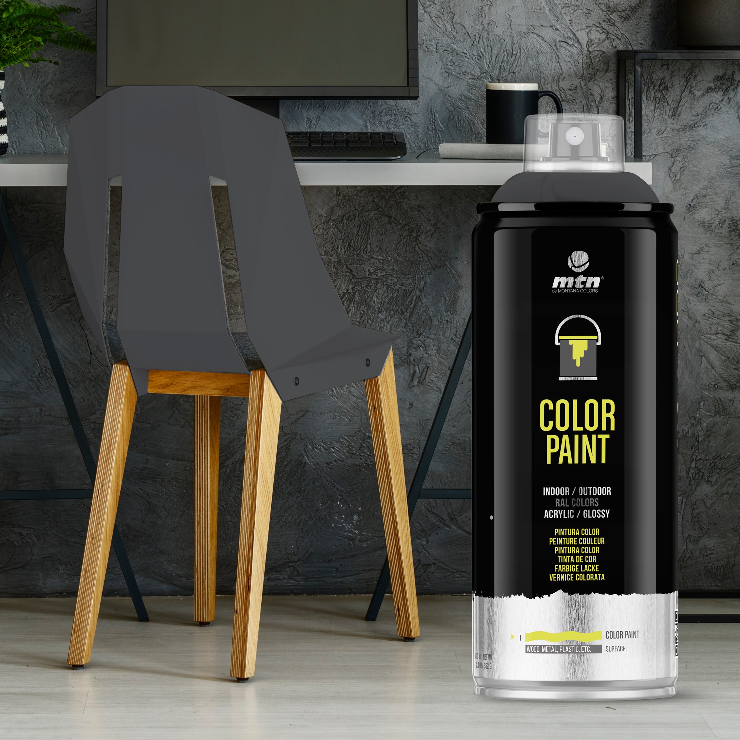 MTN PRO Spray Paint 400ml RAL 7016 - Anthracite Grey