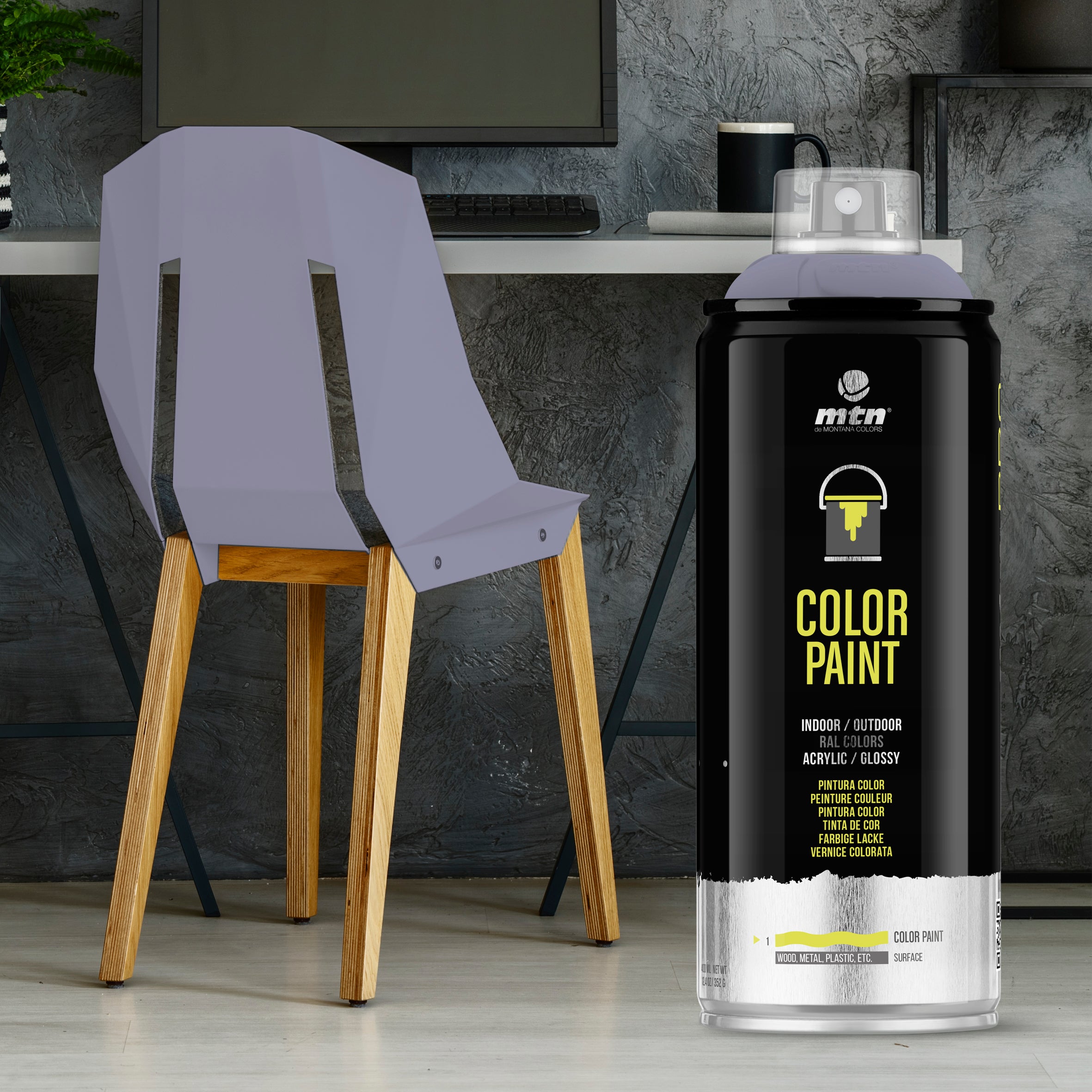 MTN PRO Spray Paint 400ml RAL 7035 - Light Grey