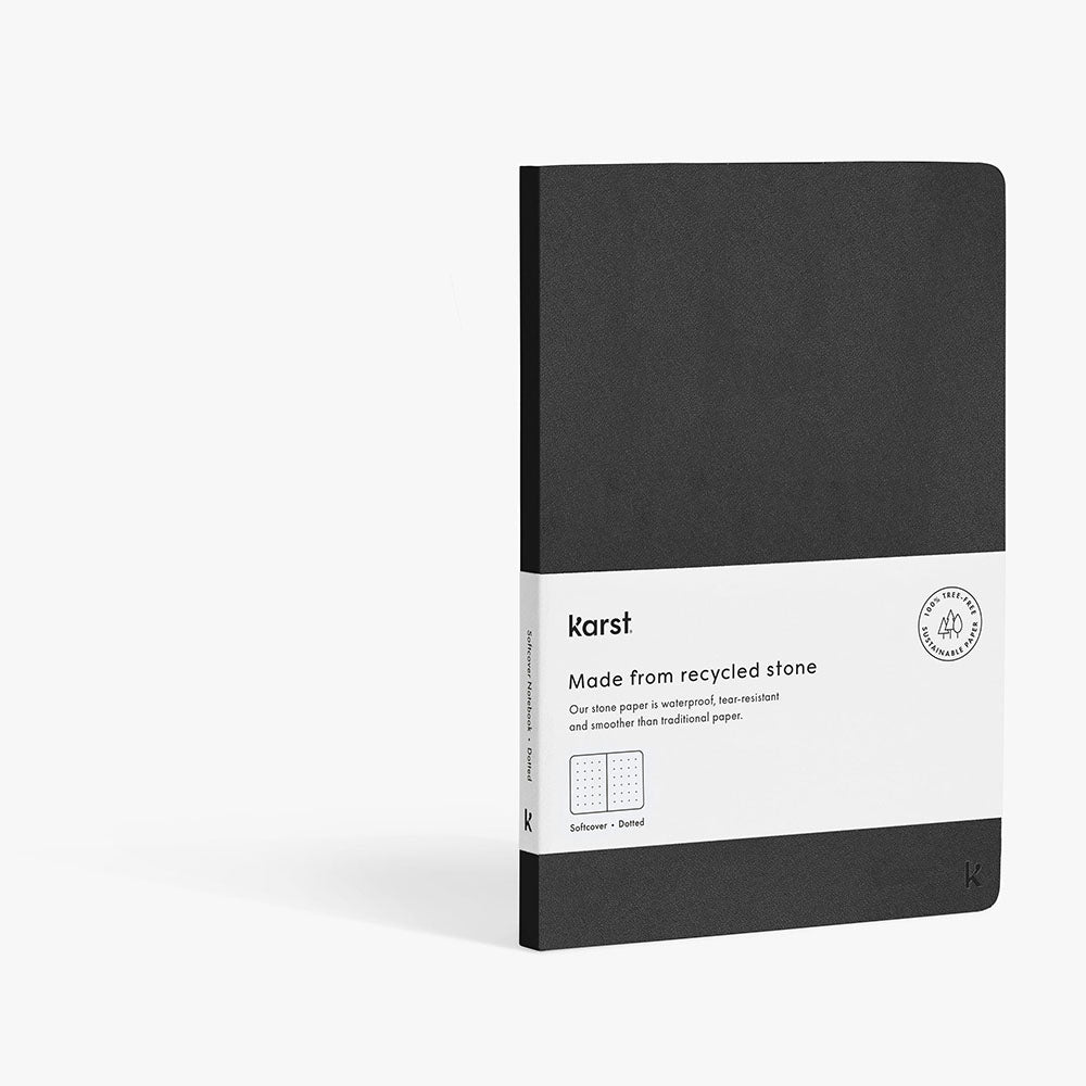 Karst A5 Softcover Notebook Black