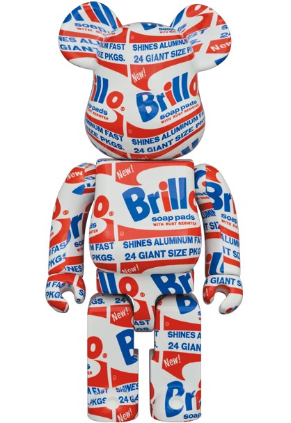 Medicom BE@RBRICK Andy Warhol "Brillo" 400% + 100%