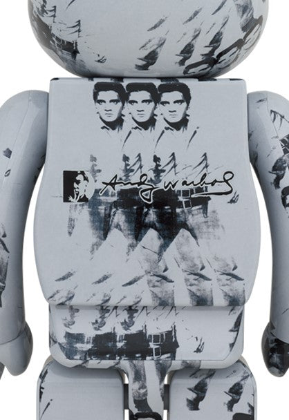 Medicom BE@RBRICK Andy Warhol "Elvis" 100% & 400% Set