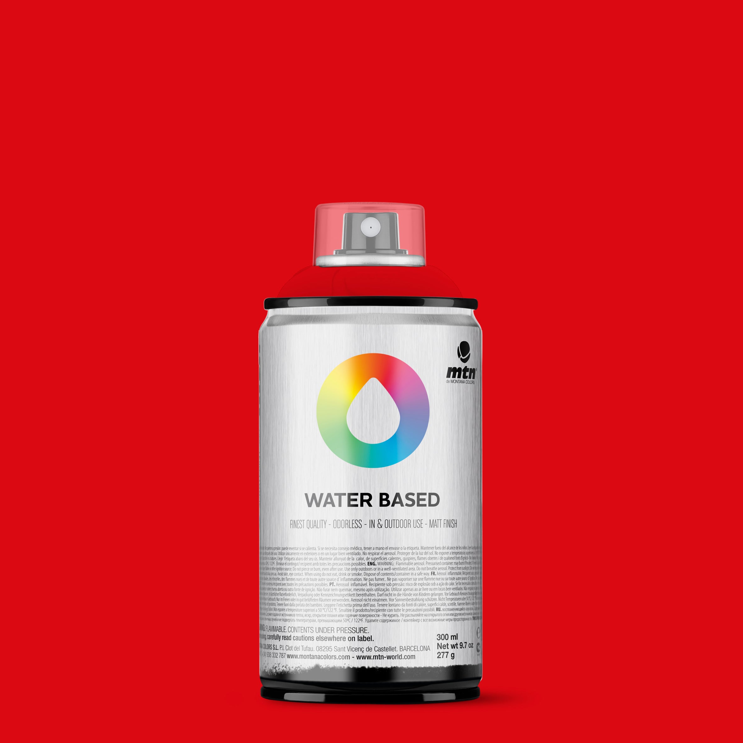 MTN Water Based 300ml Spray Paint - RV347 - Azo Orange Dark (East Orange)