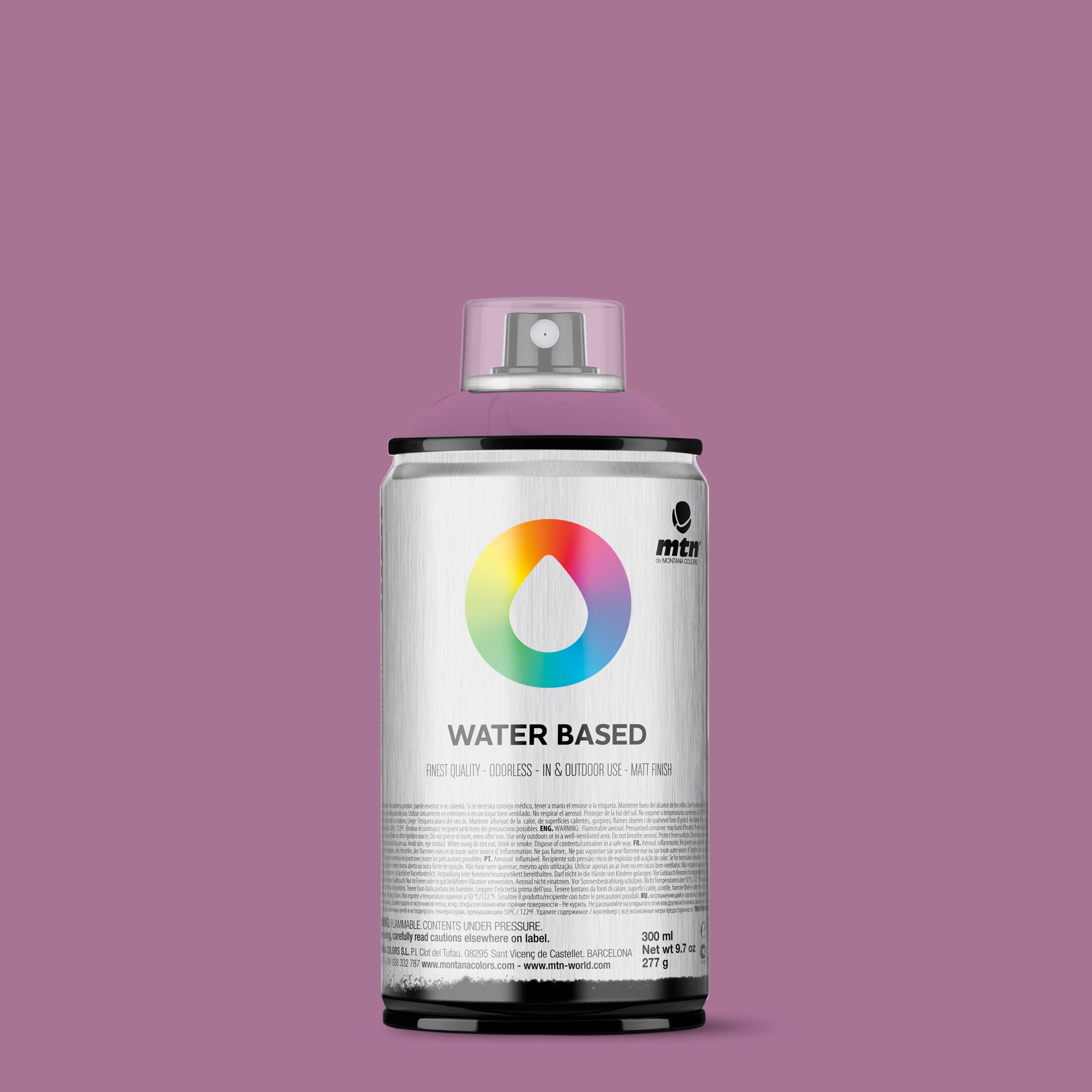 MTN Water Based 300ml Spray Paint - RV224 - Blue Violet Light (Witch Violet)