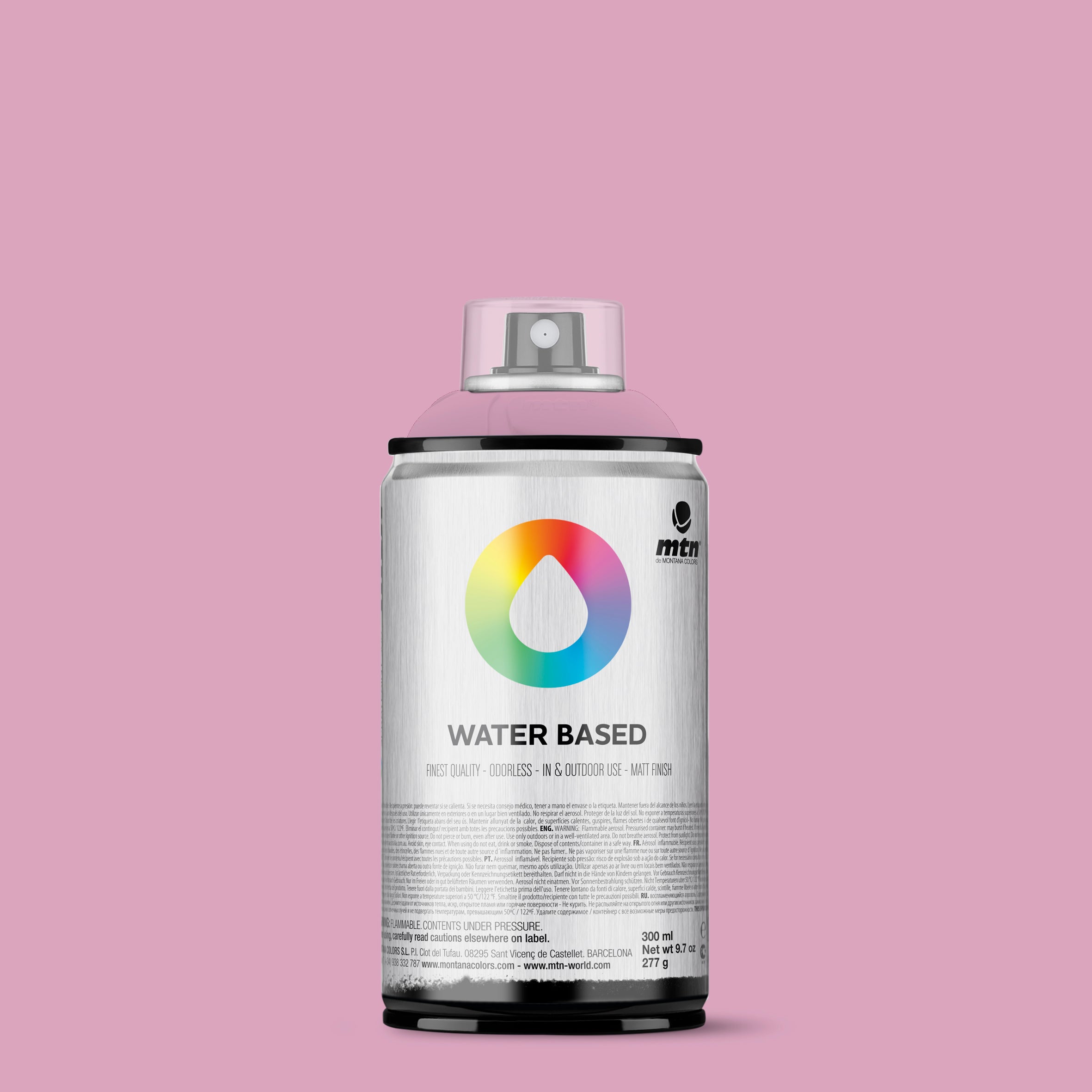 MTN Water Based 300ml Spray Paint - RV325 - Blue Violet Pale (Greta Violet)