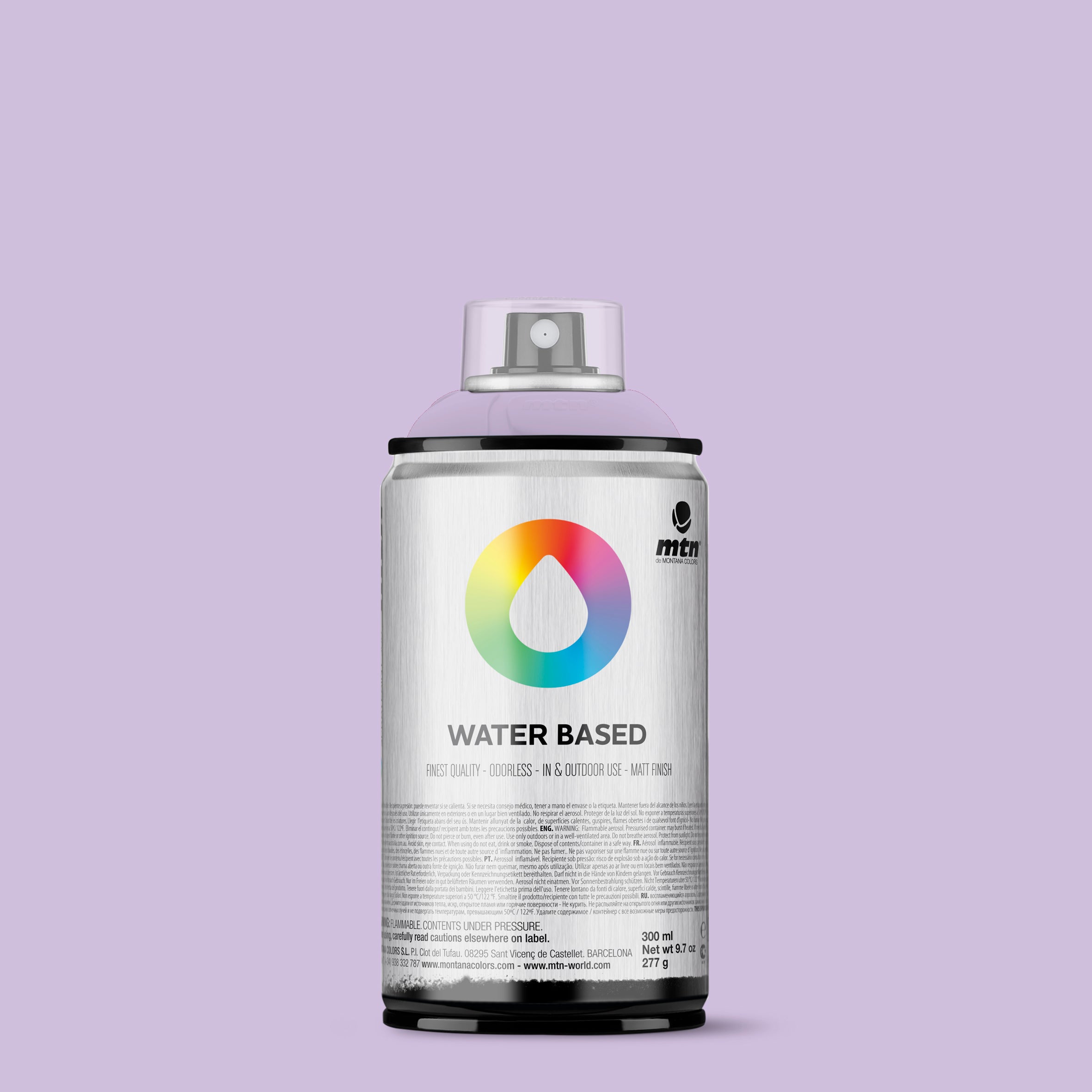 MTN Water Based 300ml Spray Paint - RV321 - Dioxazine Purple Pale (April Violet)