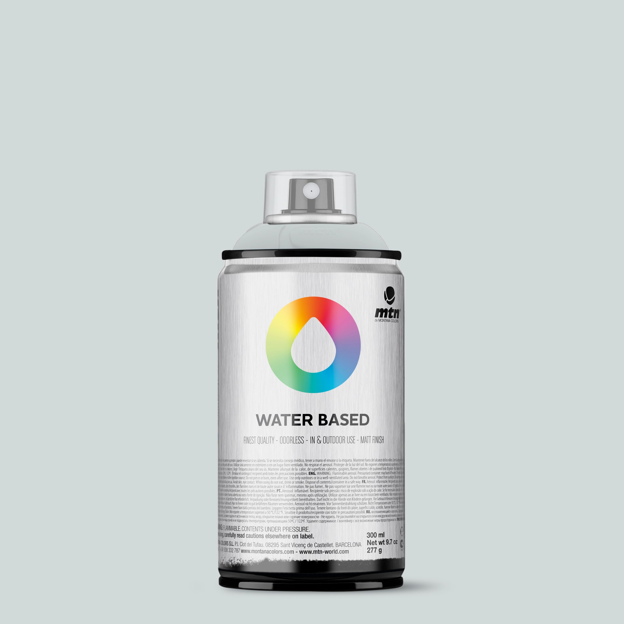 MTN Water Based 300ml Spray Paint - RV6 Neutral Grey Pale (Light Grey)