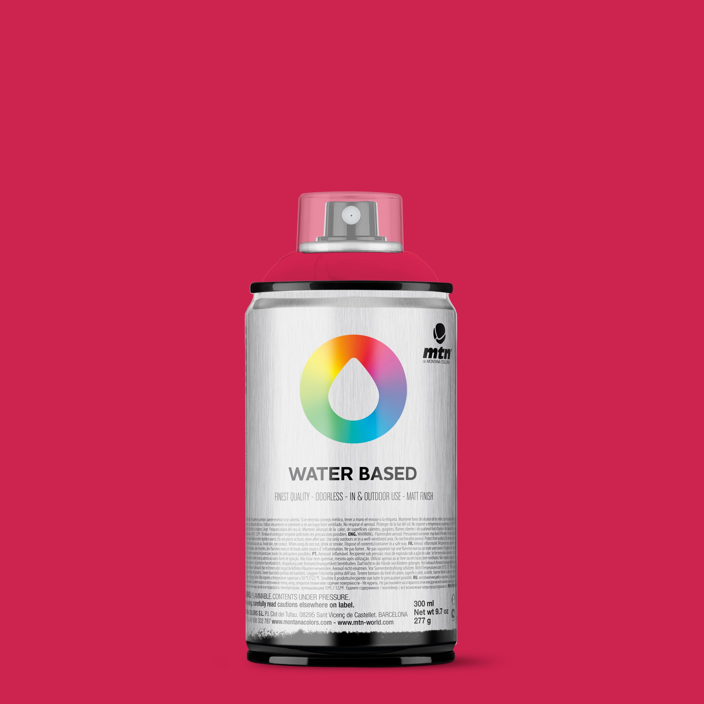 MTN Water Based 300ml Spray Paint - RV4010 - Quinacridone Magenta