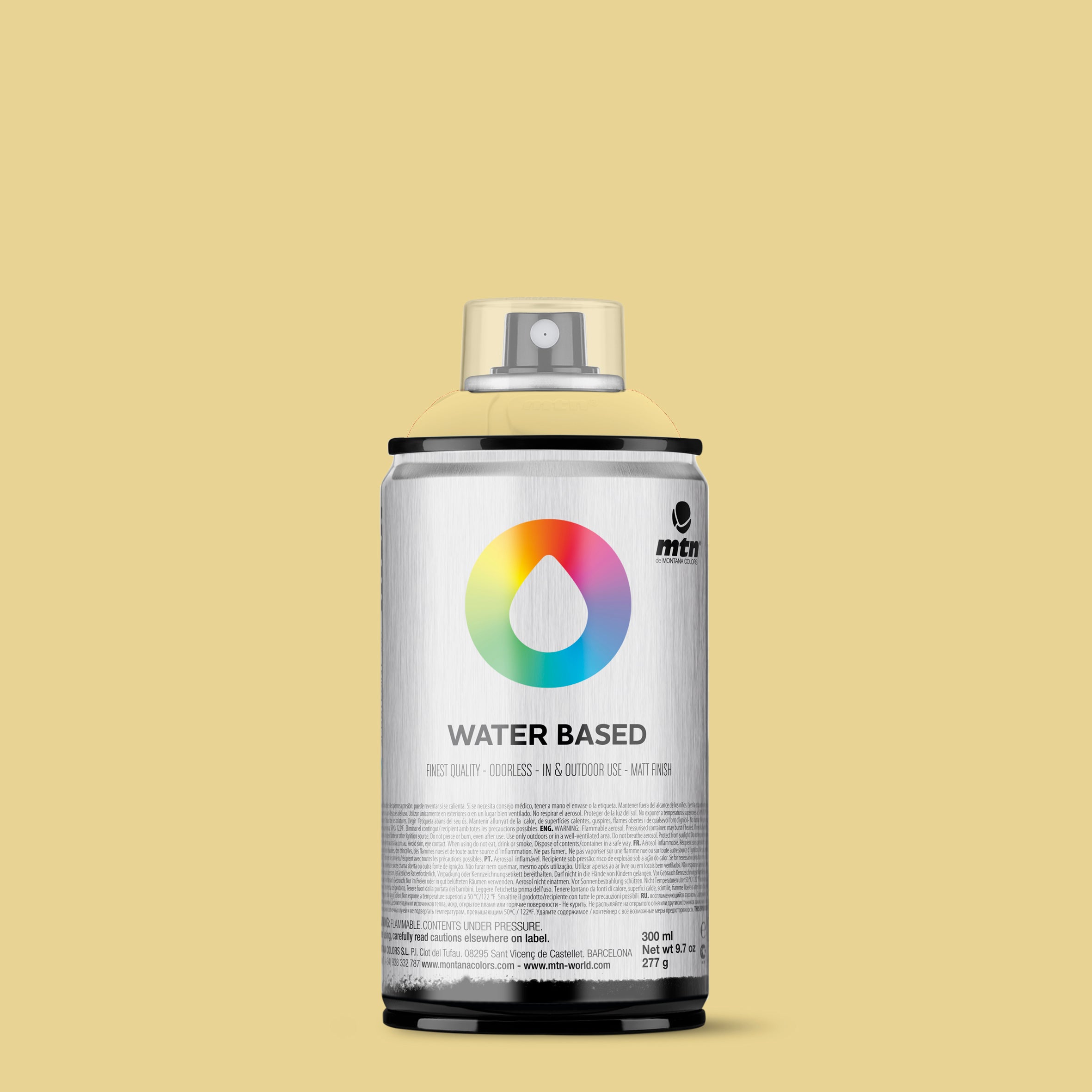 MTN Water Based 300ml Spray Paint - WRV1013 - Titanium Light (Bone White)