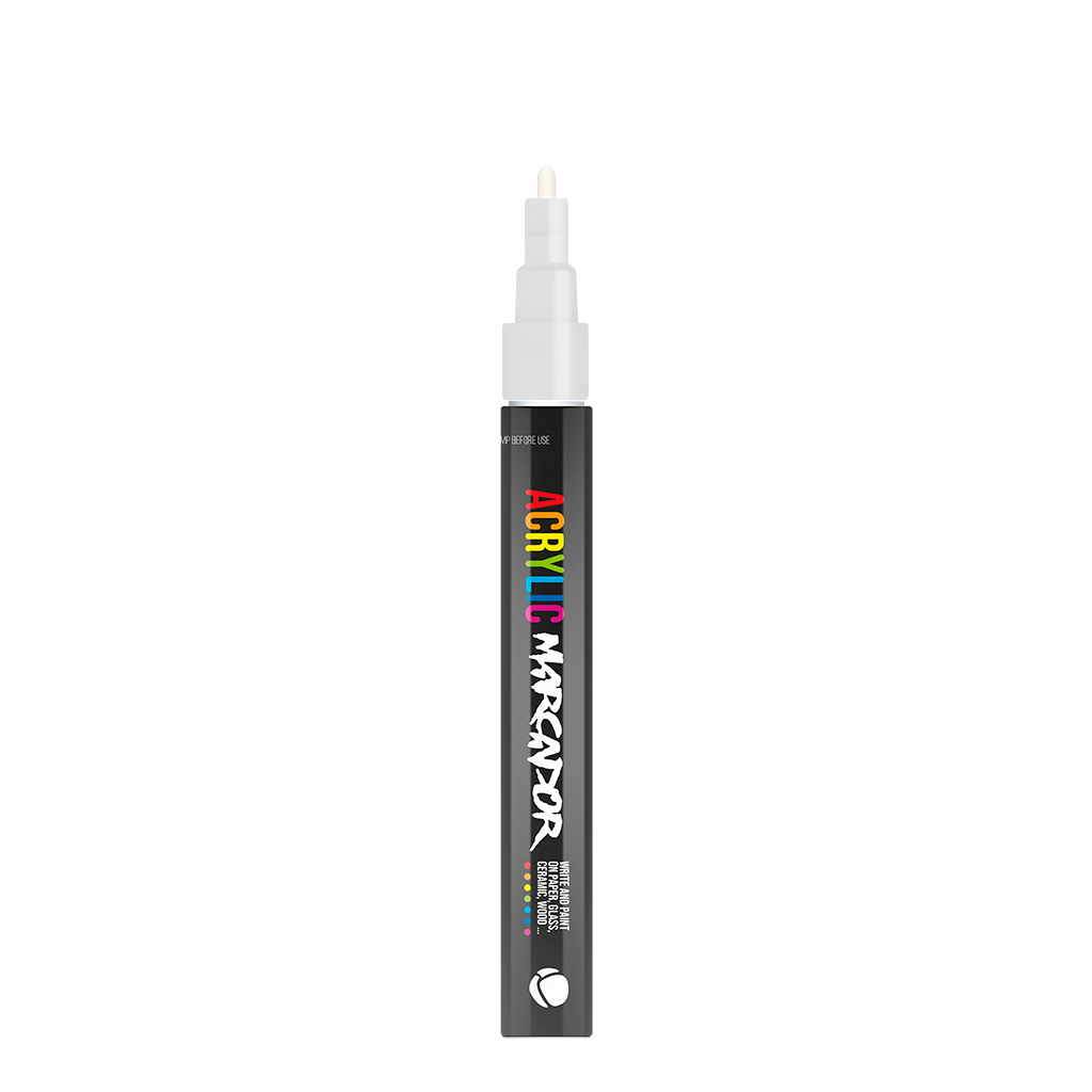 MTN Acrylic Marcador 1mm - White