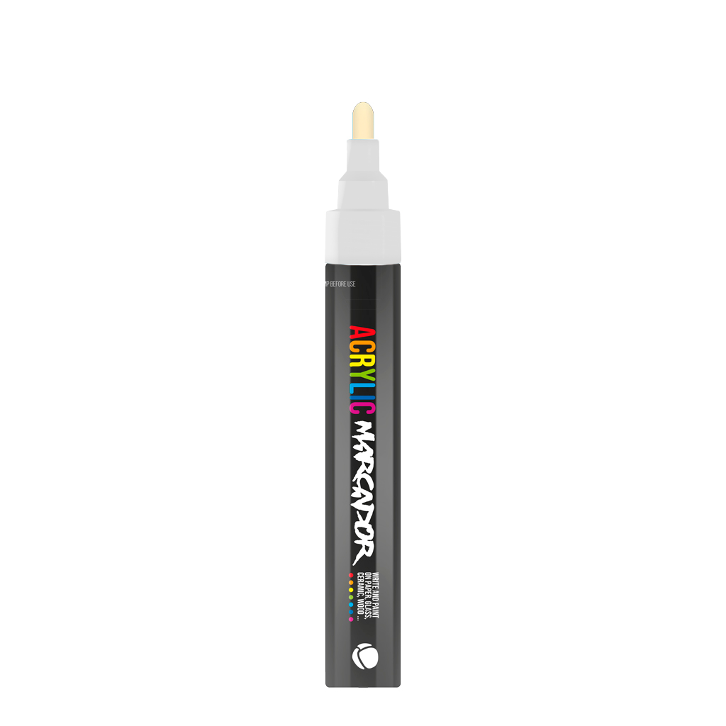 MTN Acrylic Marcador 2mm - White